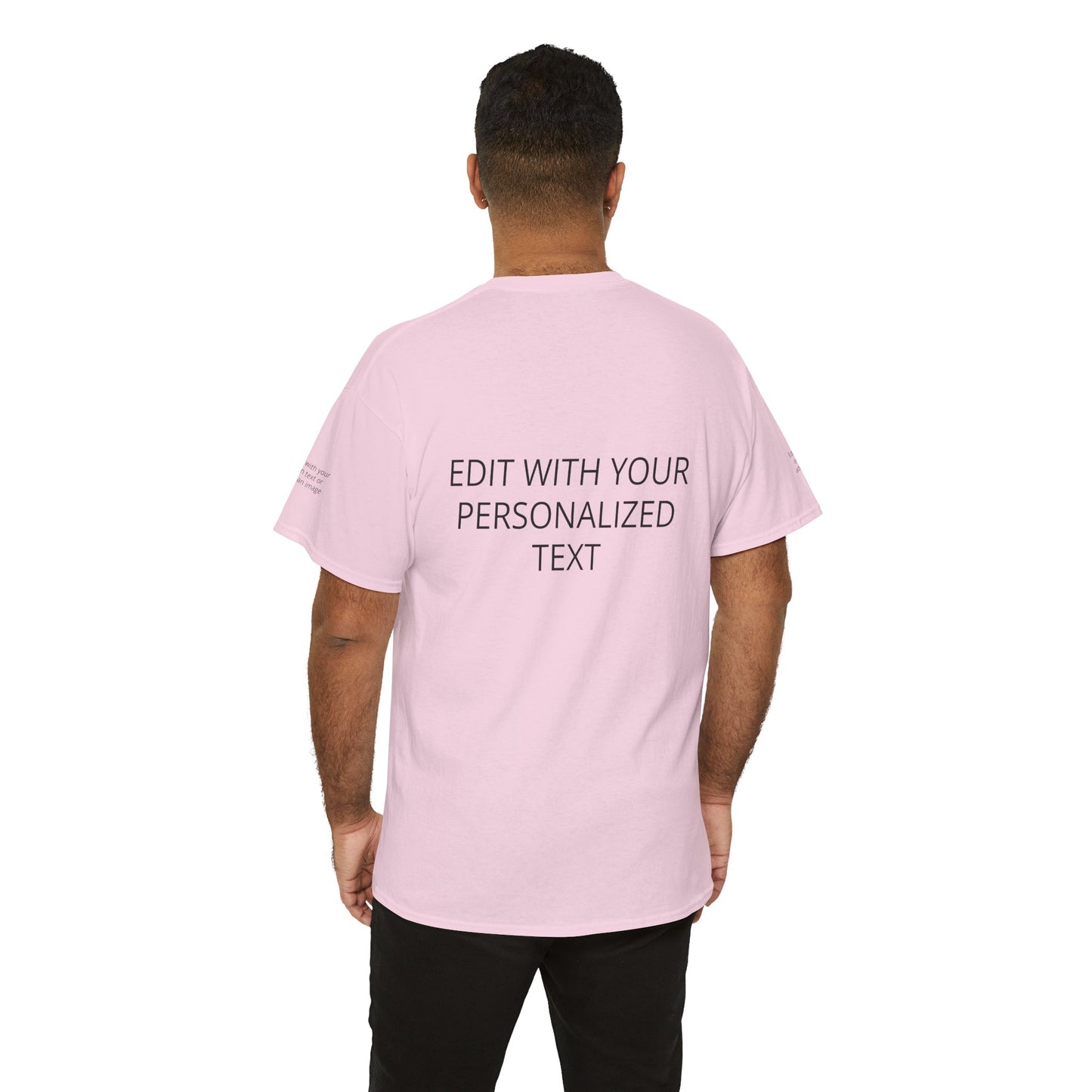 Fully Customizable Multi-Photo T-Shirt – Personalized Text & Image 5-Zone Tee