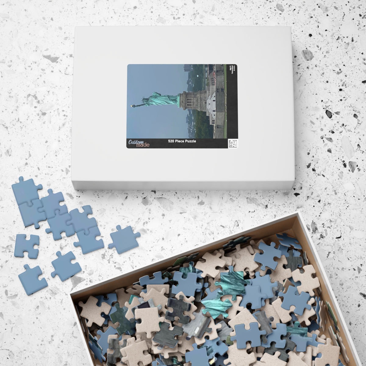 Statue of Liberty Jigsaw Puzzle - New York Landmark Puzzle (110/252/520/1014 pcs)