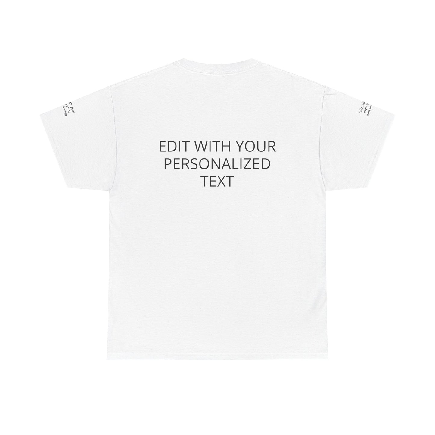 Fully Customizable Multi-Photo T-Shirt – Personalized Text & Image 5-Zone Tee