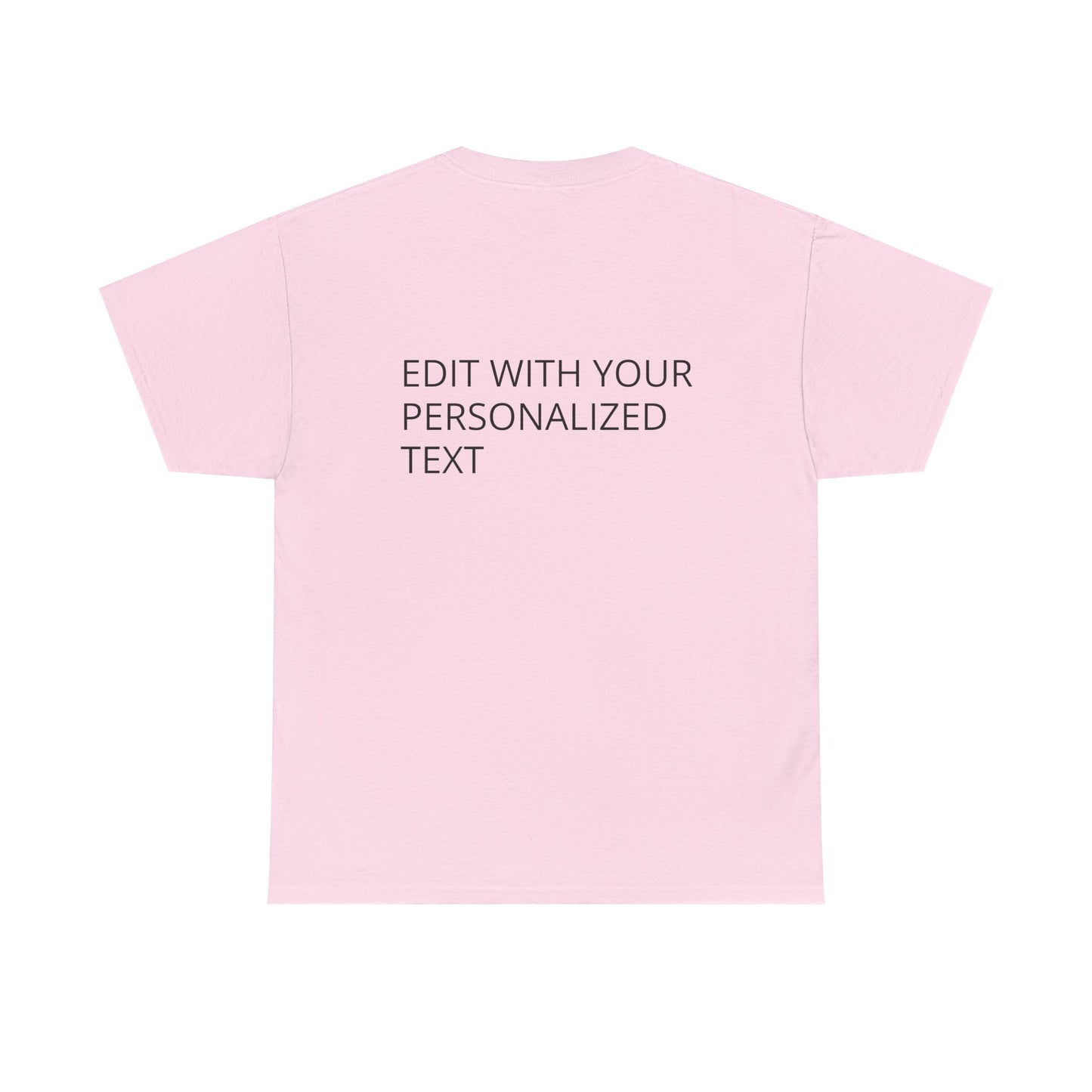 Fully Customizable Multi-Photo T-Shirt – Personalized Text & Image 2-Zone Tee