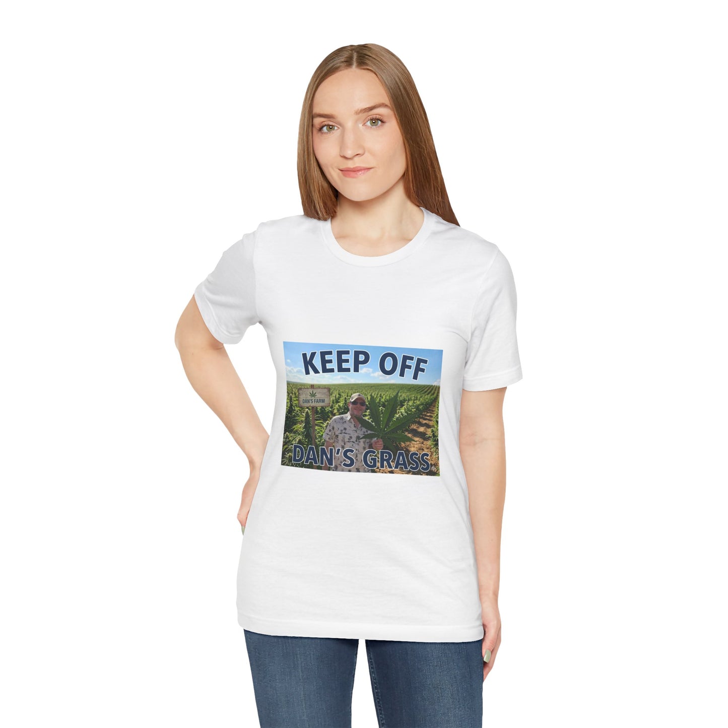 Keep Off Dan's Grass Tee — Humorous Personalized Shirt