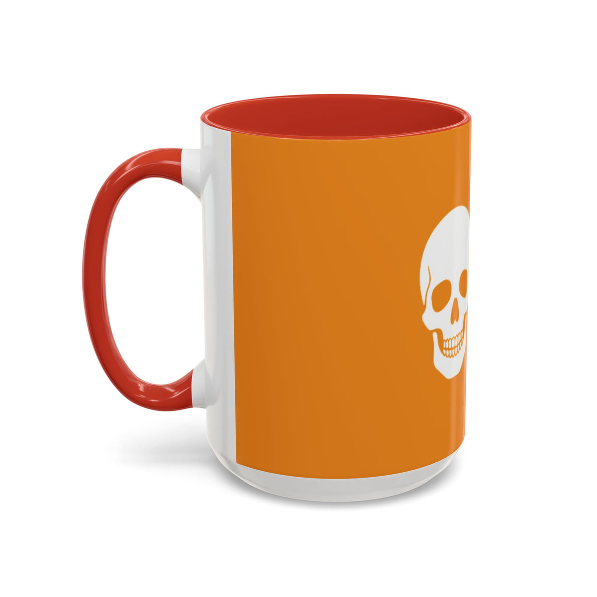 Pumpkin Spice Skull Coffee Mug — “My Blood Type Is Pumpkin Spice” Accent Mug