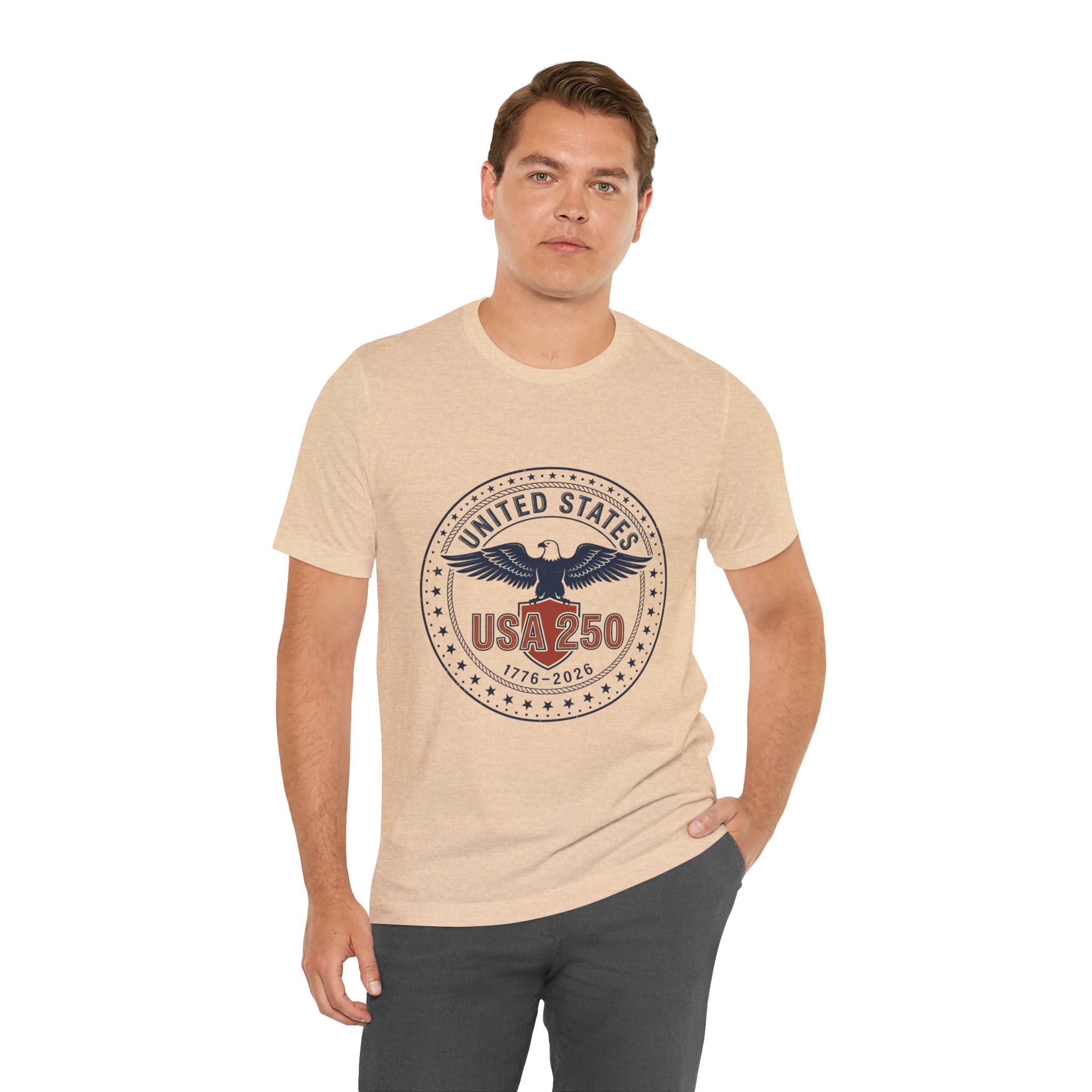 USA 250th Birthday Eagle Seal T-Shirt | 1776-2026 4th of July Patriotic Birthday