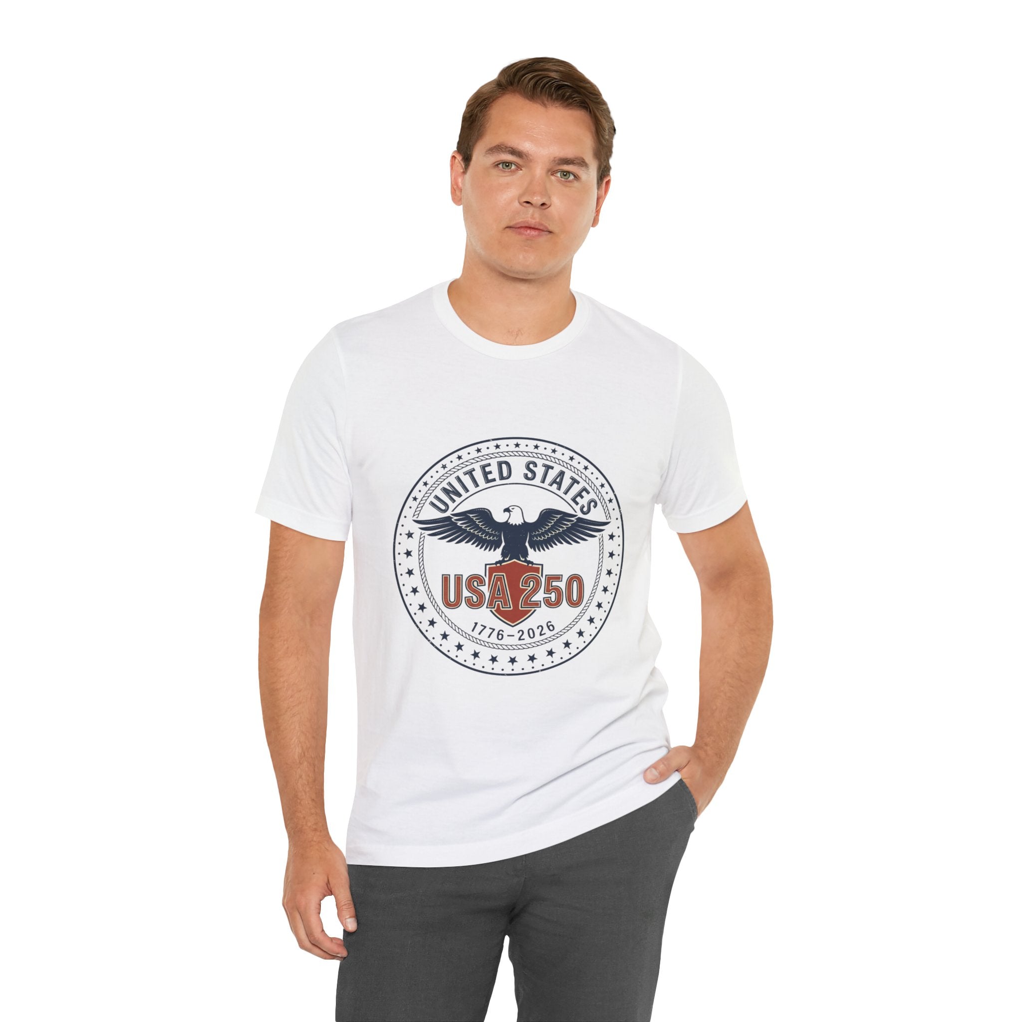 USA 250th Birthday Eagle Seal T-Shirt | 1776-2026 4th of July Patriotic Birthday
