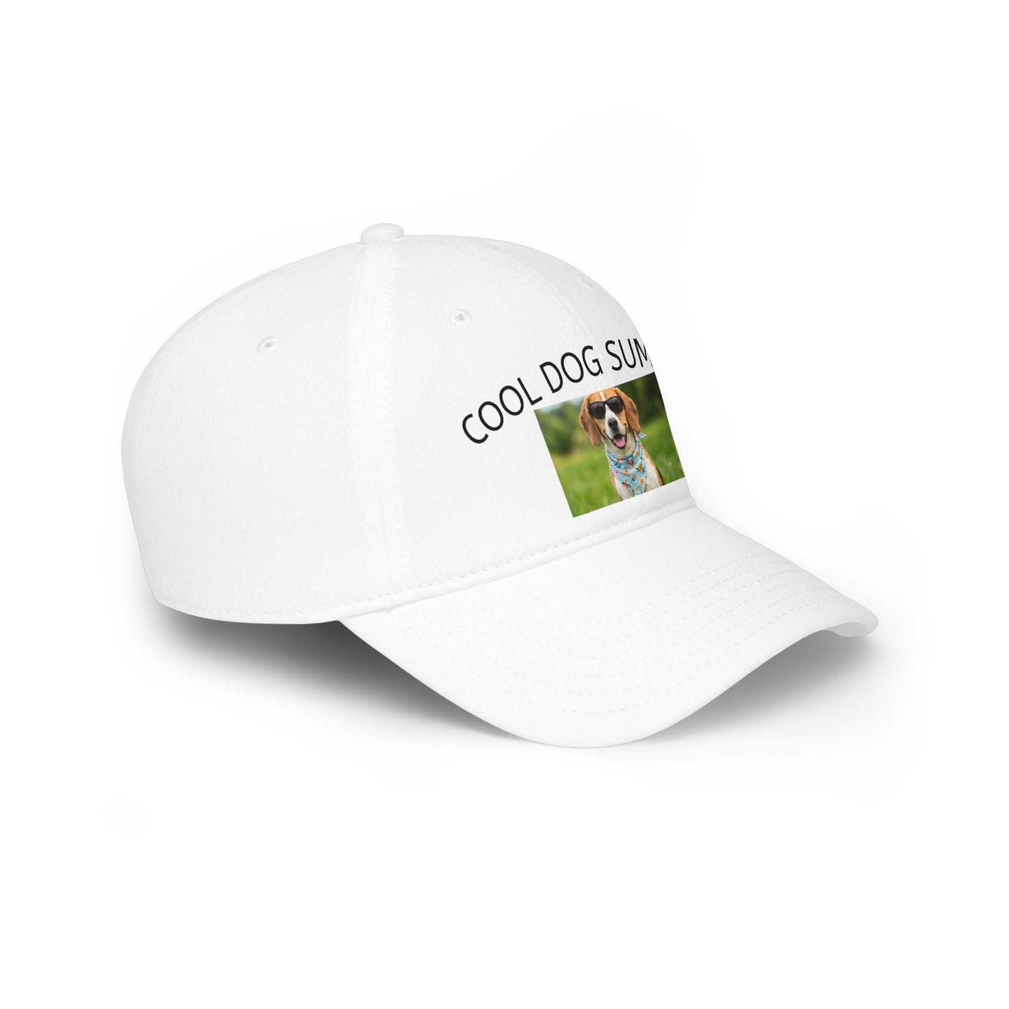 Design your way! Personalized Photo Baseball Cap — Custom Pet Image Low-Profile Hat