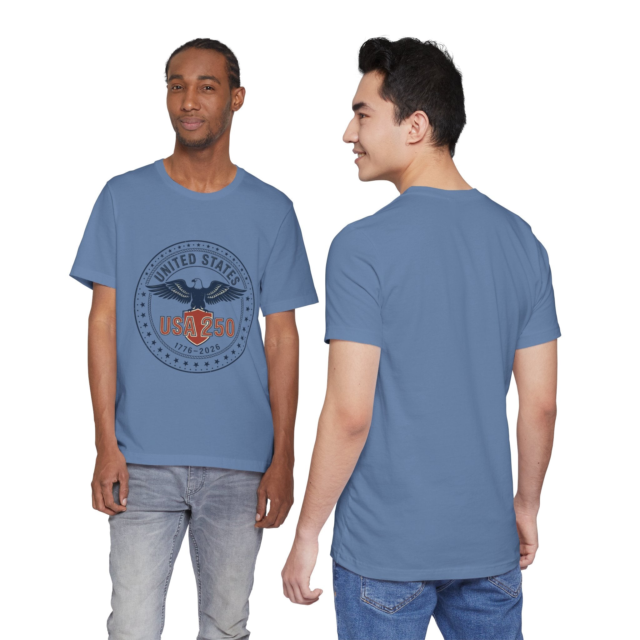 USA 250th Birthday Eagle Seal T-Shirt | 1776-2026 4th of July Patriotic Birthday