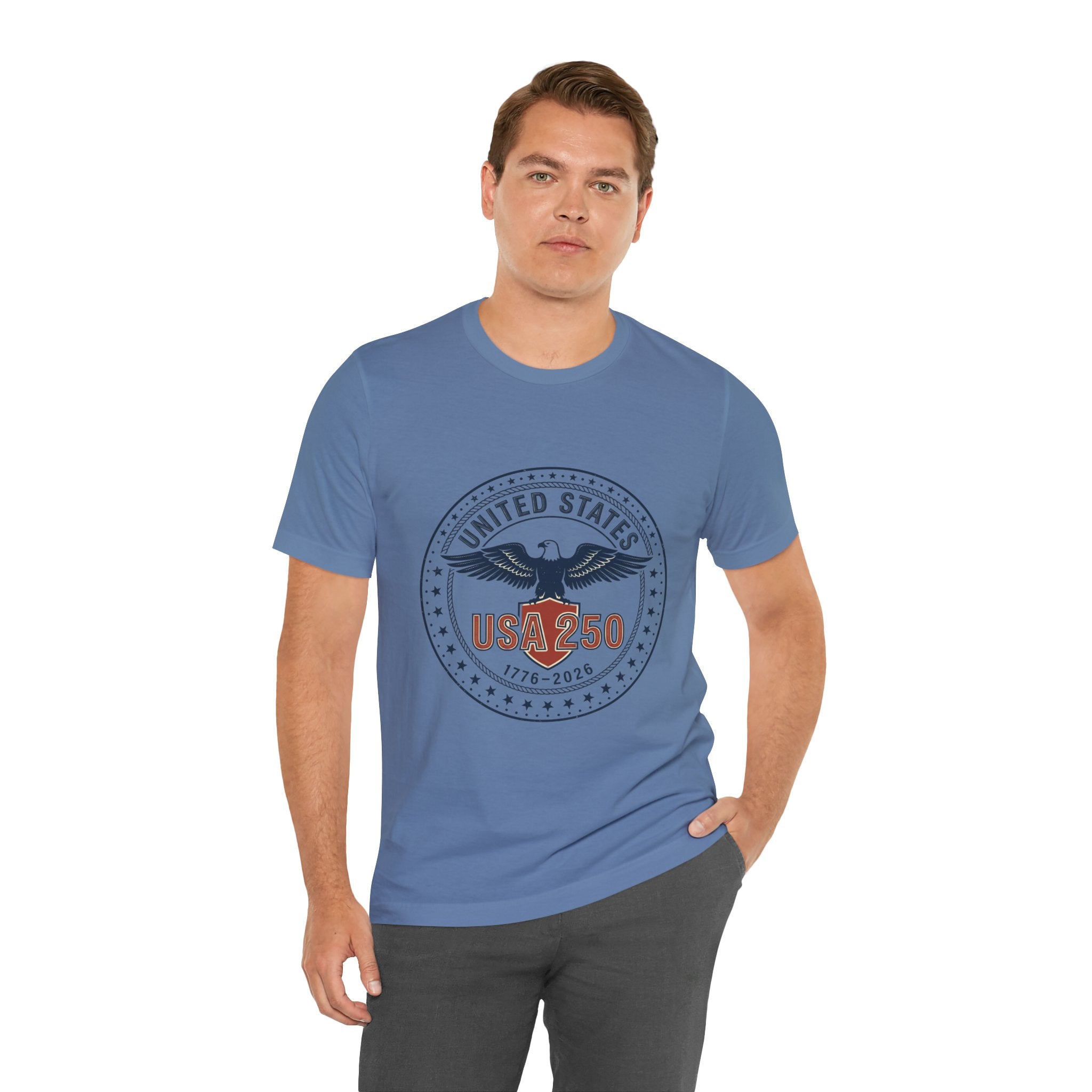 USA 250th Birthday Eagle Seal T-Shirt | 1776-2026 4th of July Patriotic Birthday