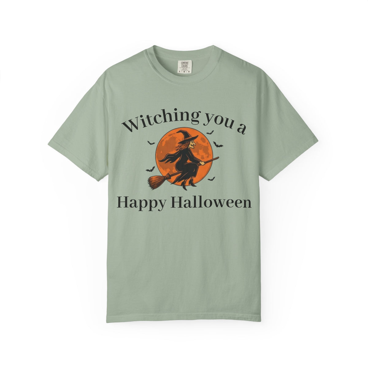 Halloween Witch T-Shirt — "Witching You a Happy Halloween" Graphic Tee