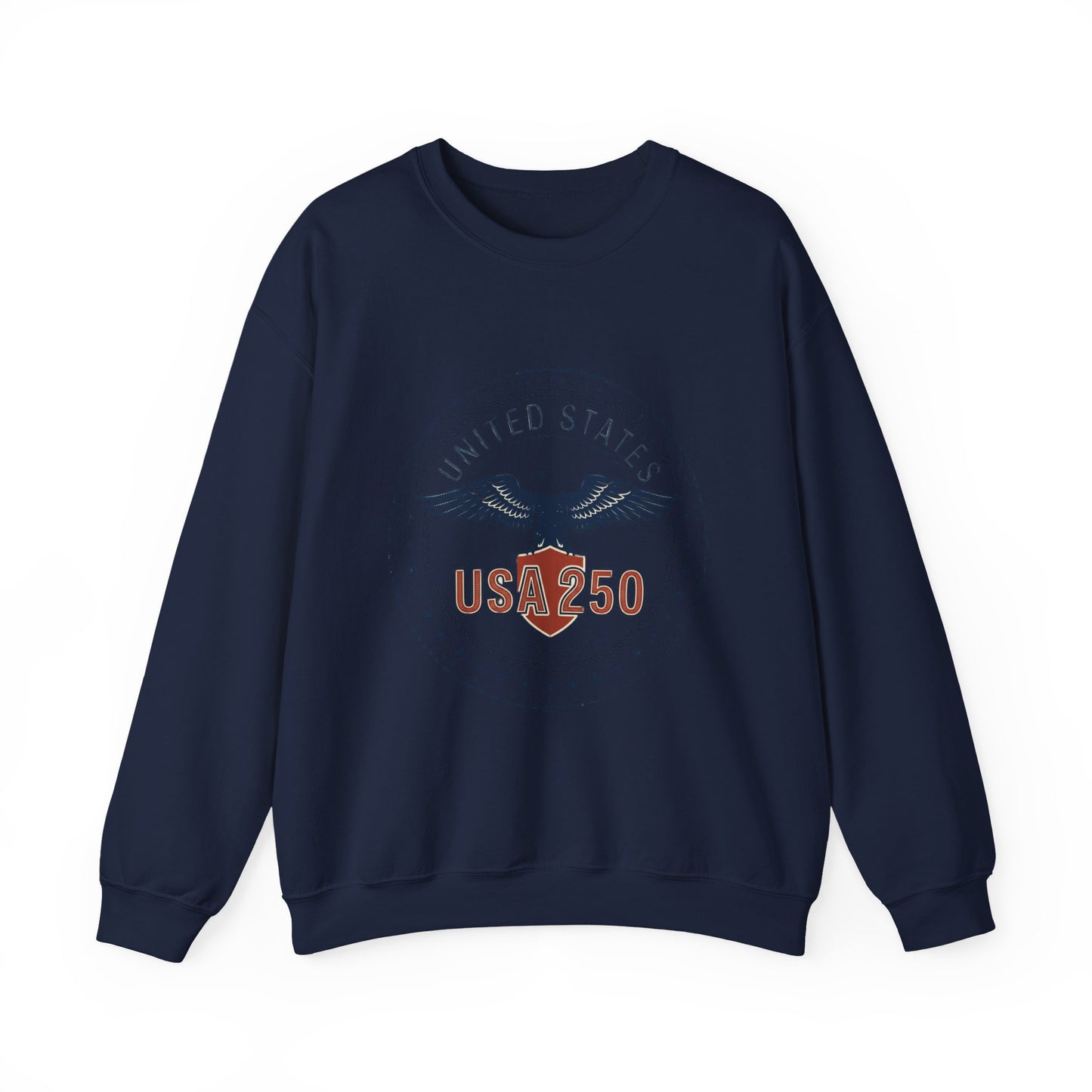 USA 250 Eagle Crest Crewneck, 1776-2026 Patriotic 4th of July Sweatshirt