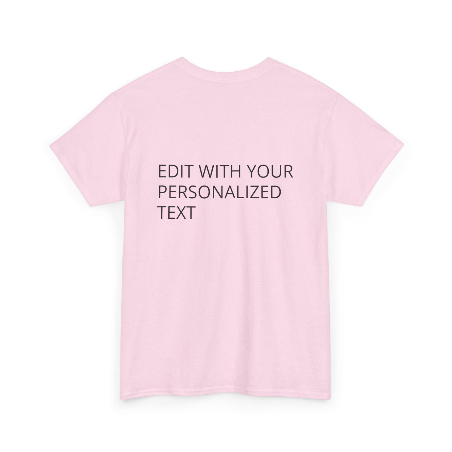 Fully Customizable Multi-Photo T-Shirt – Personalized Text & Image 2-Zone Tee