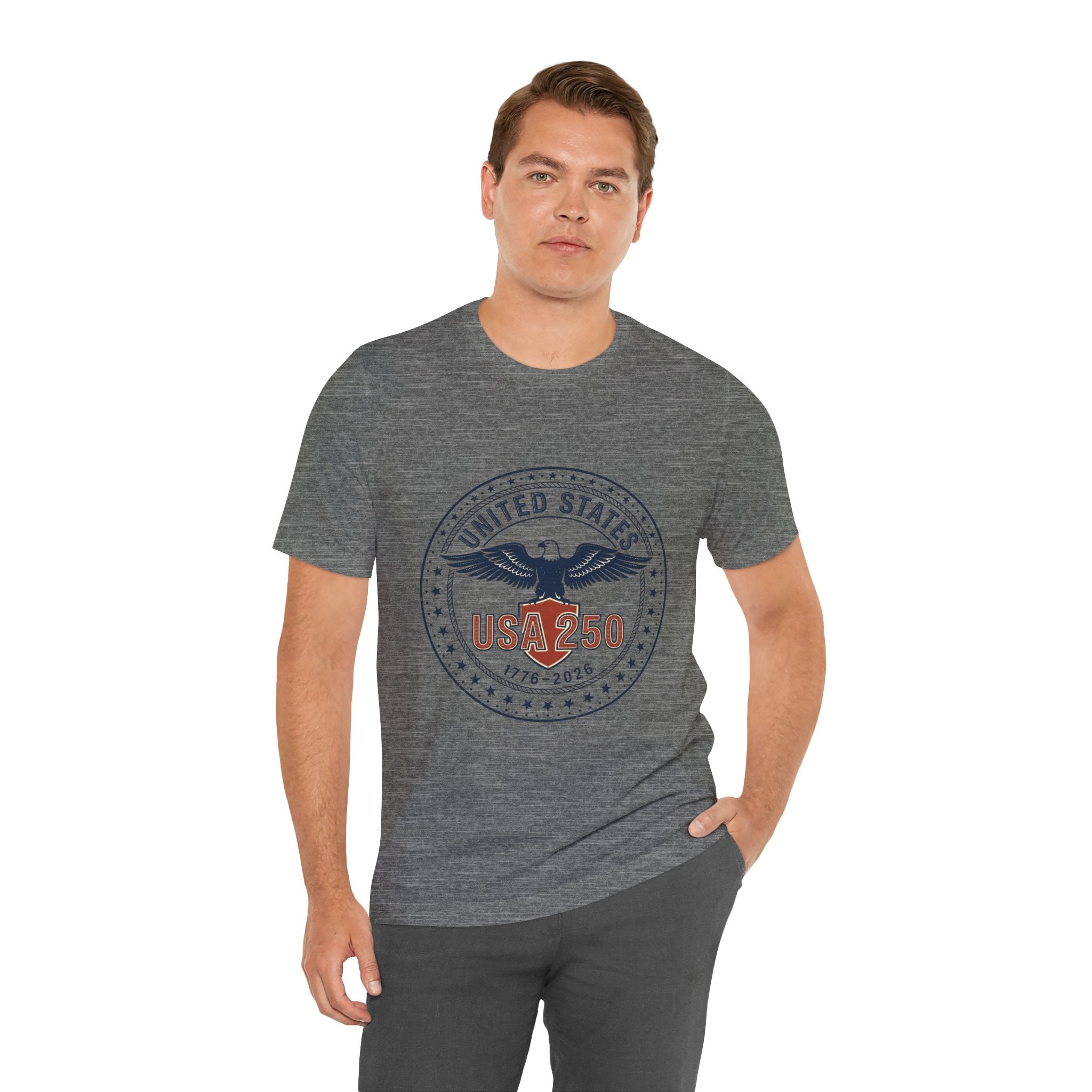USA 250th Birthday Eagle Seal T-Shirt | 1776-2026 4th of July Patriotic Birthday