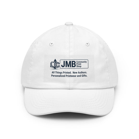 JMB Community Print Shop Logo Dad Hat — Embroidered Classic Baseball Cap