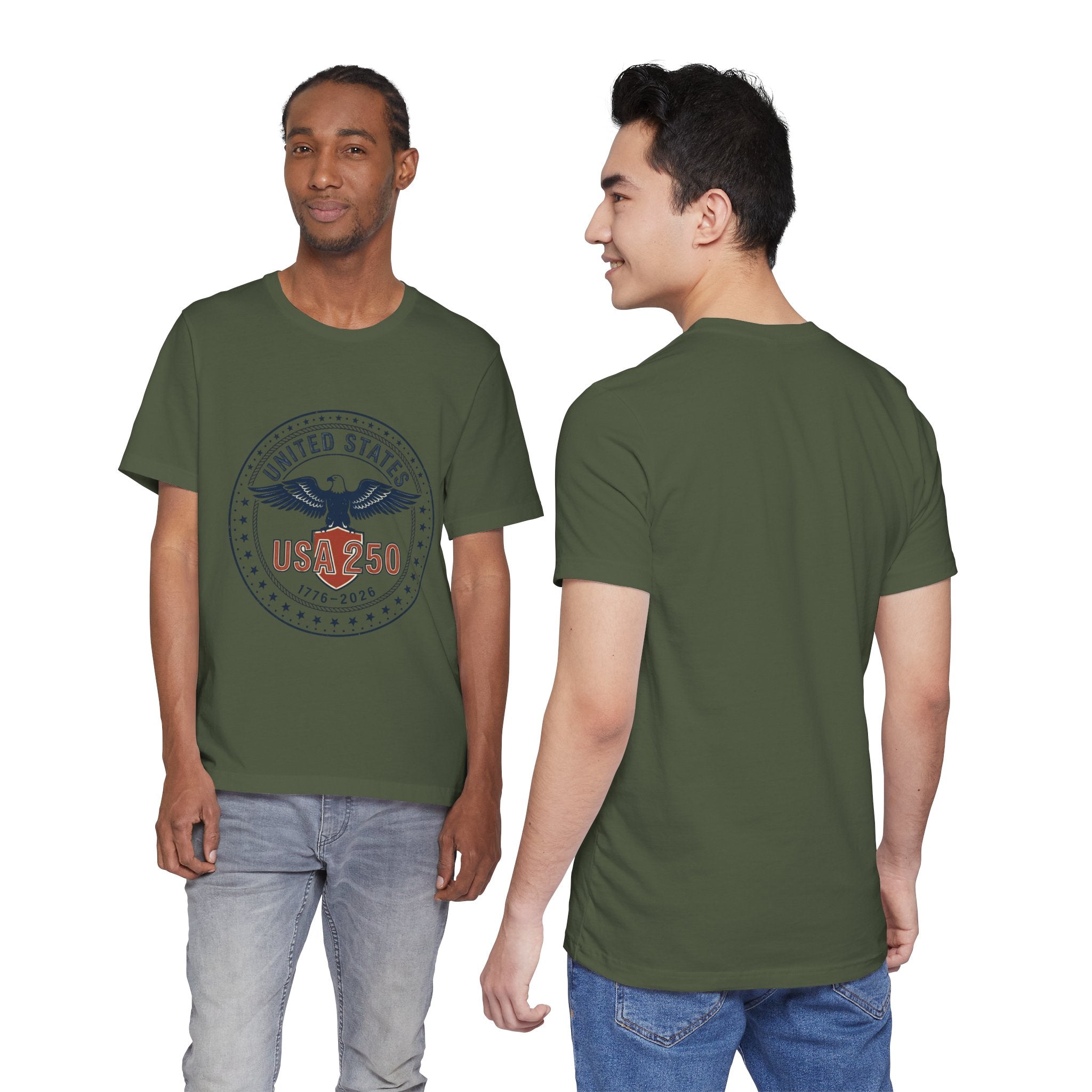 USA 250th Birthday Eagle Seal T-Shirt | 1776-2026 4th of July Patriotic Birthday