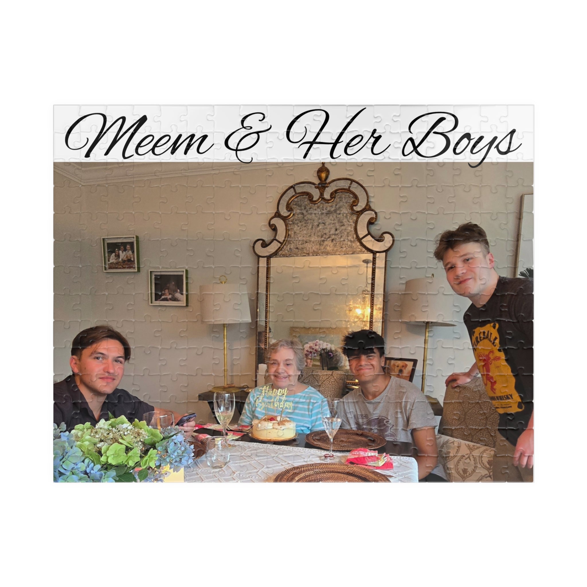 Custom Family Photo Puzzle – Personalized Photo Jigsaw (110, 252, 520, 1014 pcs)
