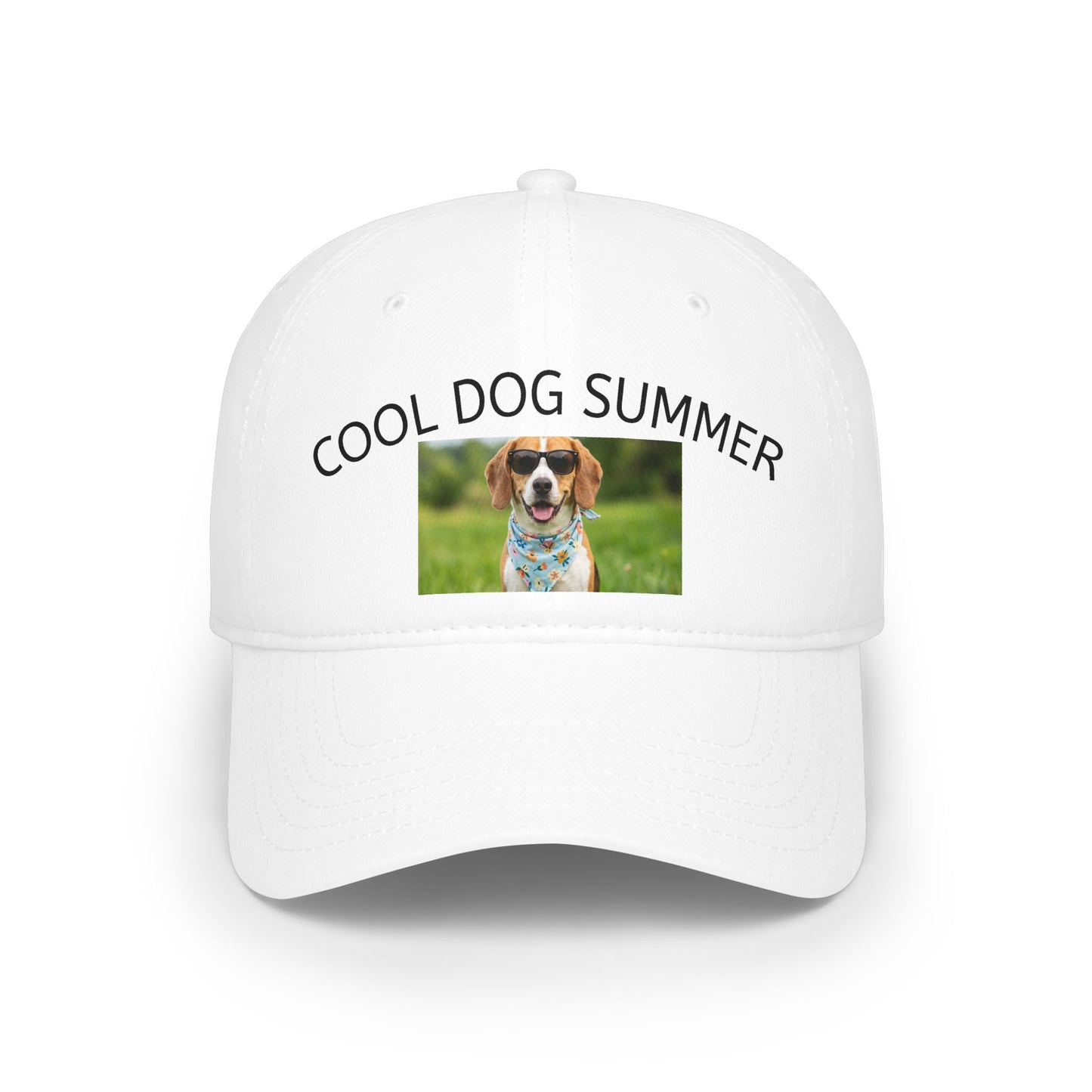 Design your way! Personalized Photo Baseball Cap — Custom Pet Image Low-Profile Hat
