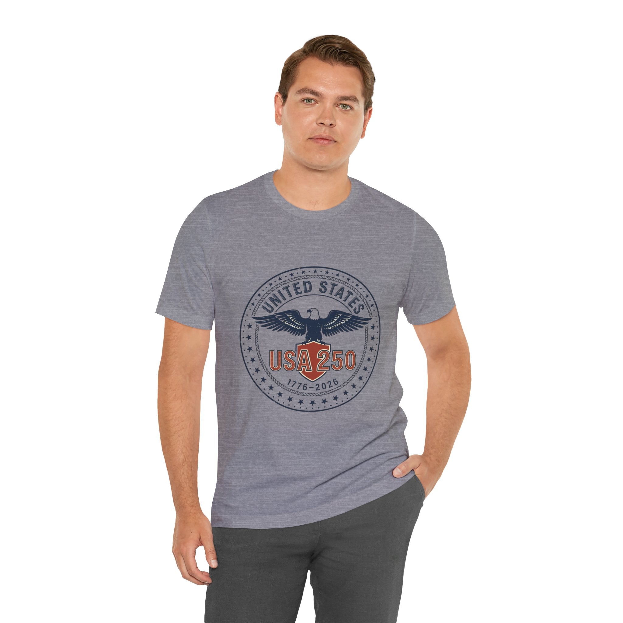USA 250th Birthday Eagle Seal T-Shirt | 1776-2026 4th of July Patriotic Birthday