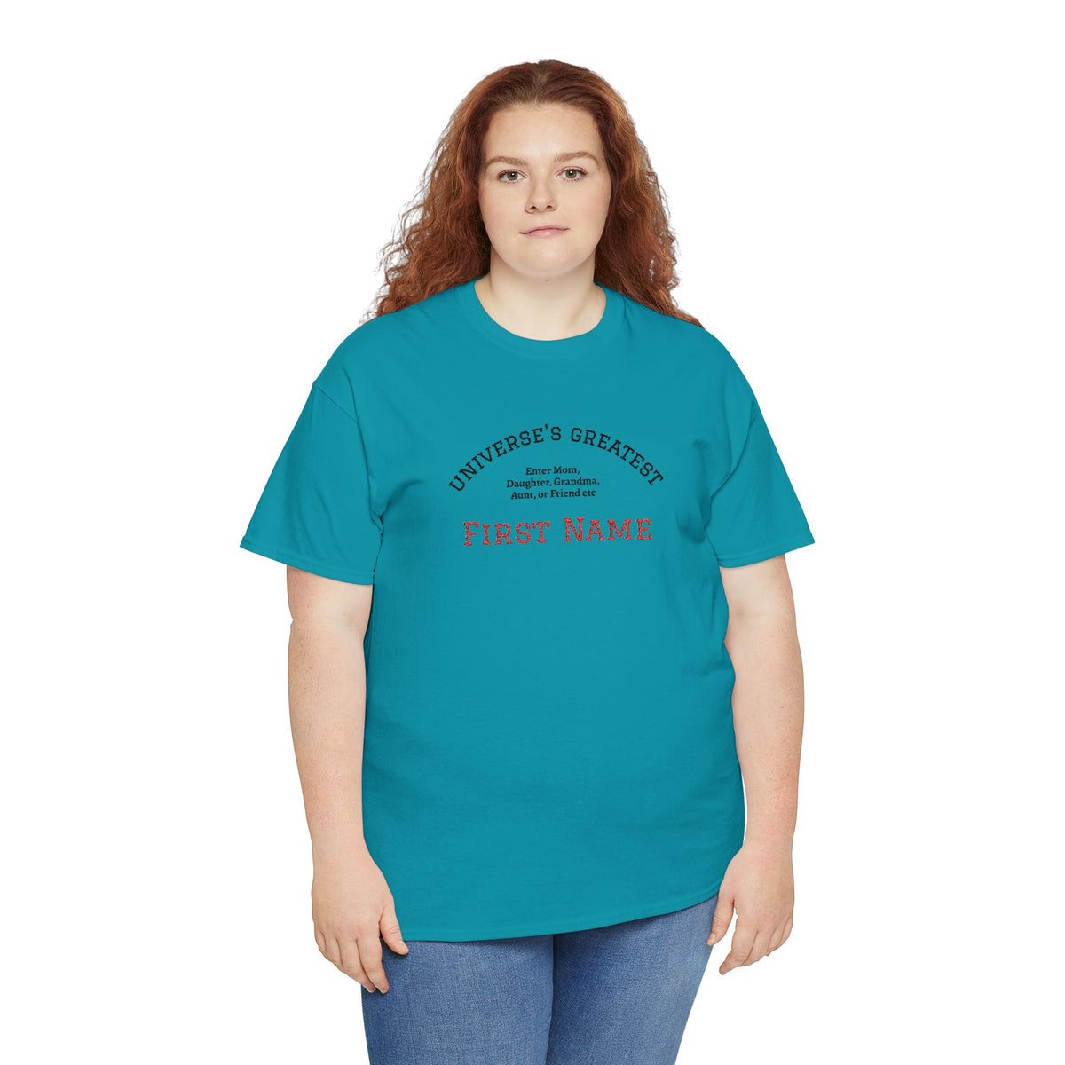 Embroidered "Universe's Greatest" Woman - Mom, Daughter, Grandma, Aunt or more - YOU DECIDE! - Personalized T-Shirt