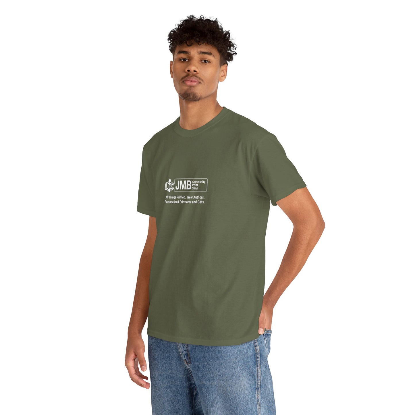 T-Shirt — Minimalist JMB Logo Tee (Small Chest Print)