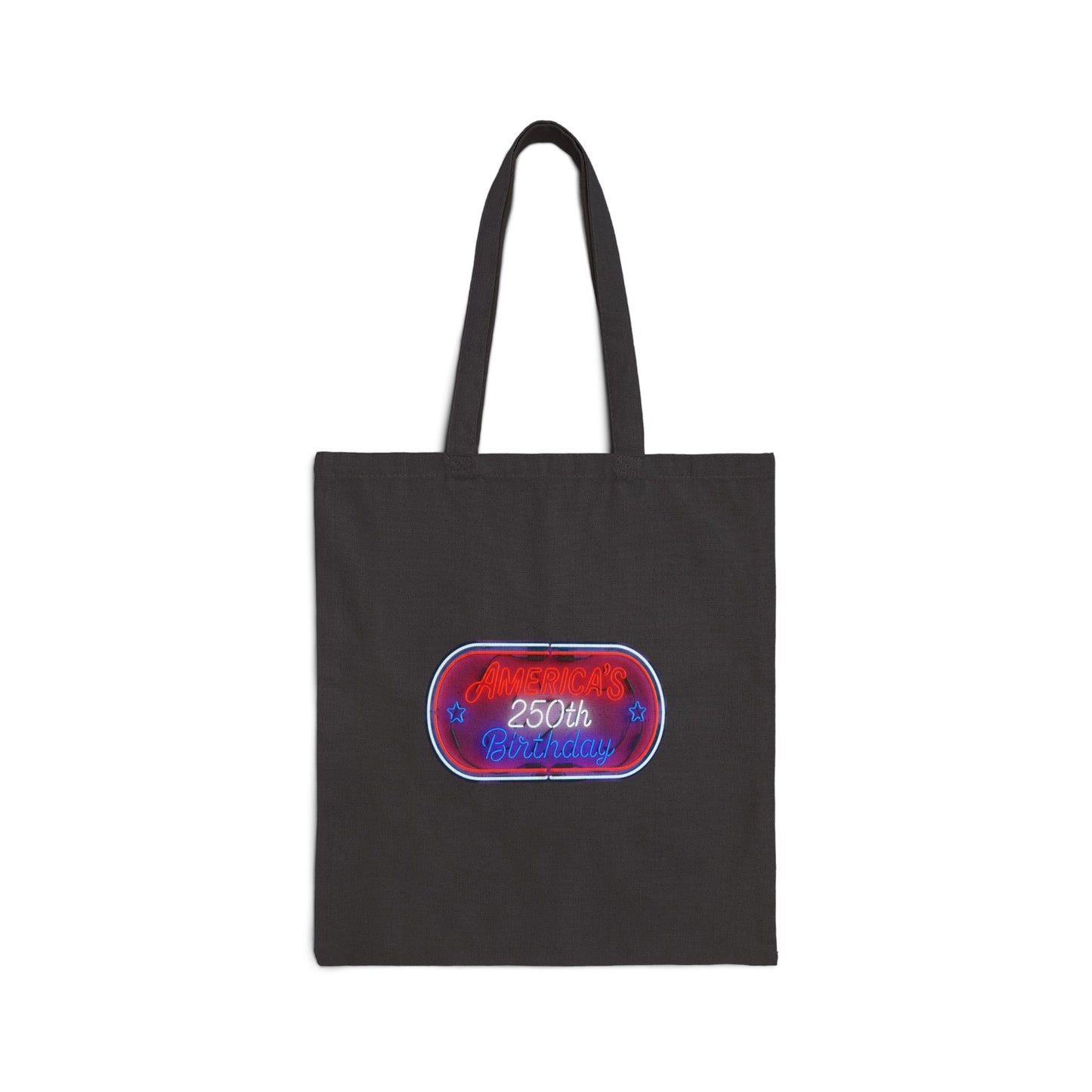 Vintage America's 250th Birthday Canvas Tote Bag