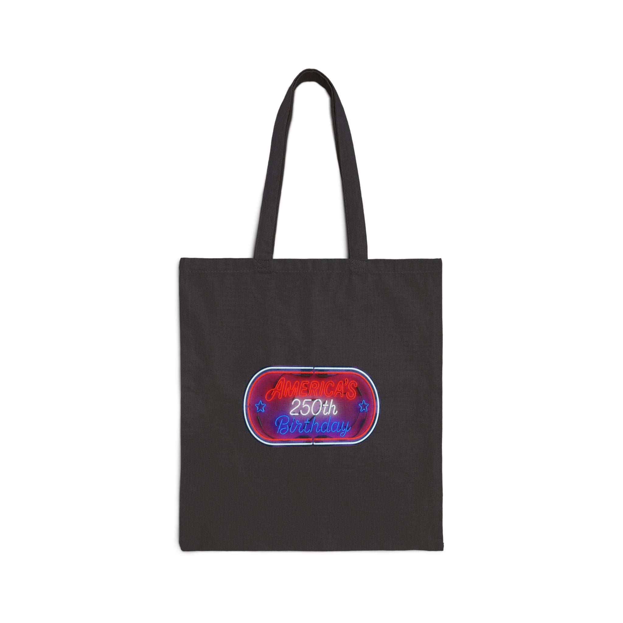 Vintage America's 250th Birthday Canvas Tote Bag