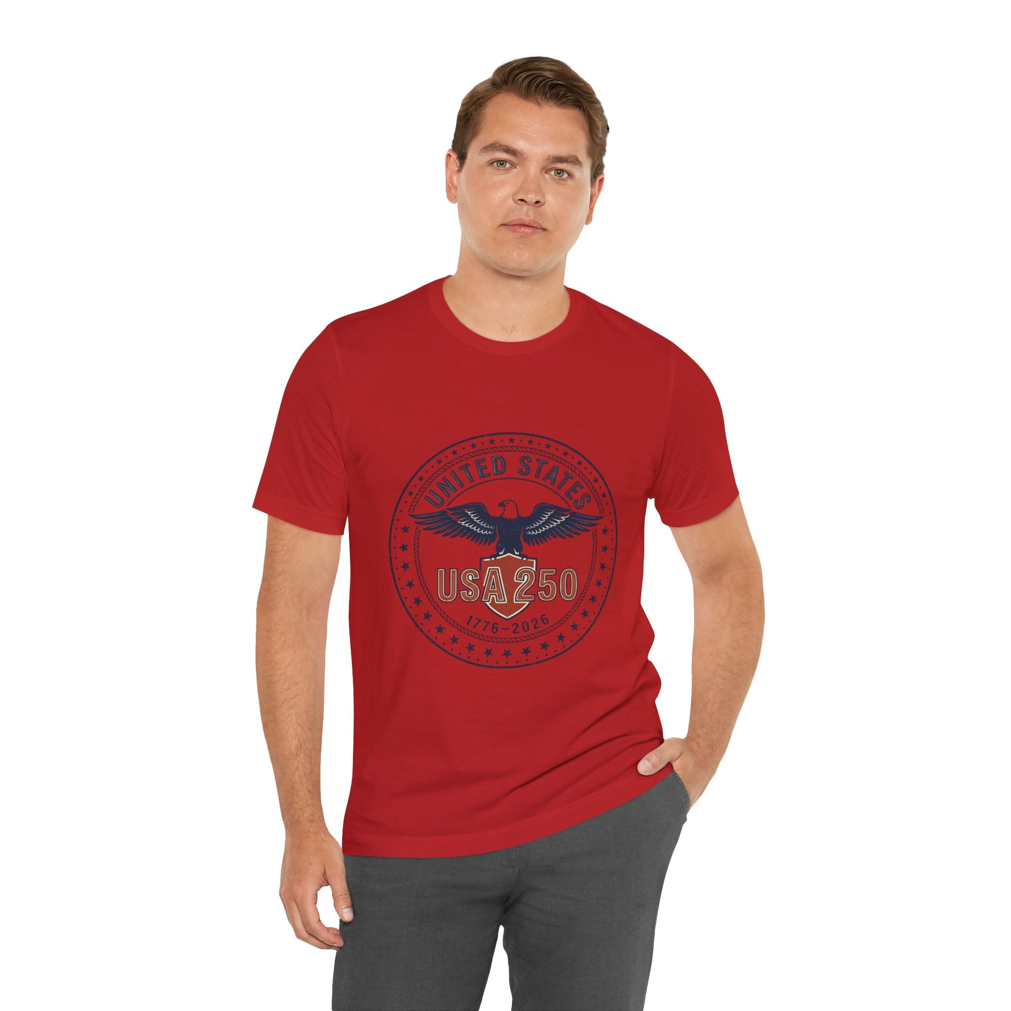 USA 250th Birthday Eagle Seal T-Shirt | 1776-2026 4th of July Patriotic Birthday