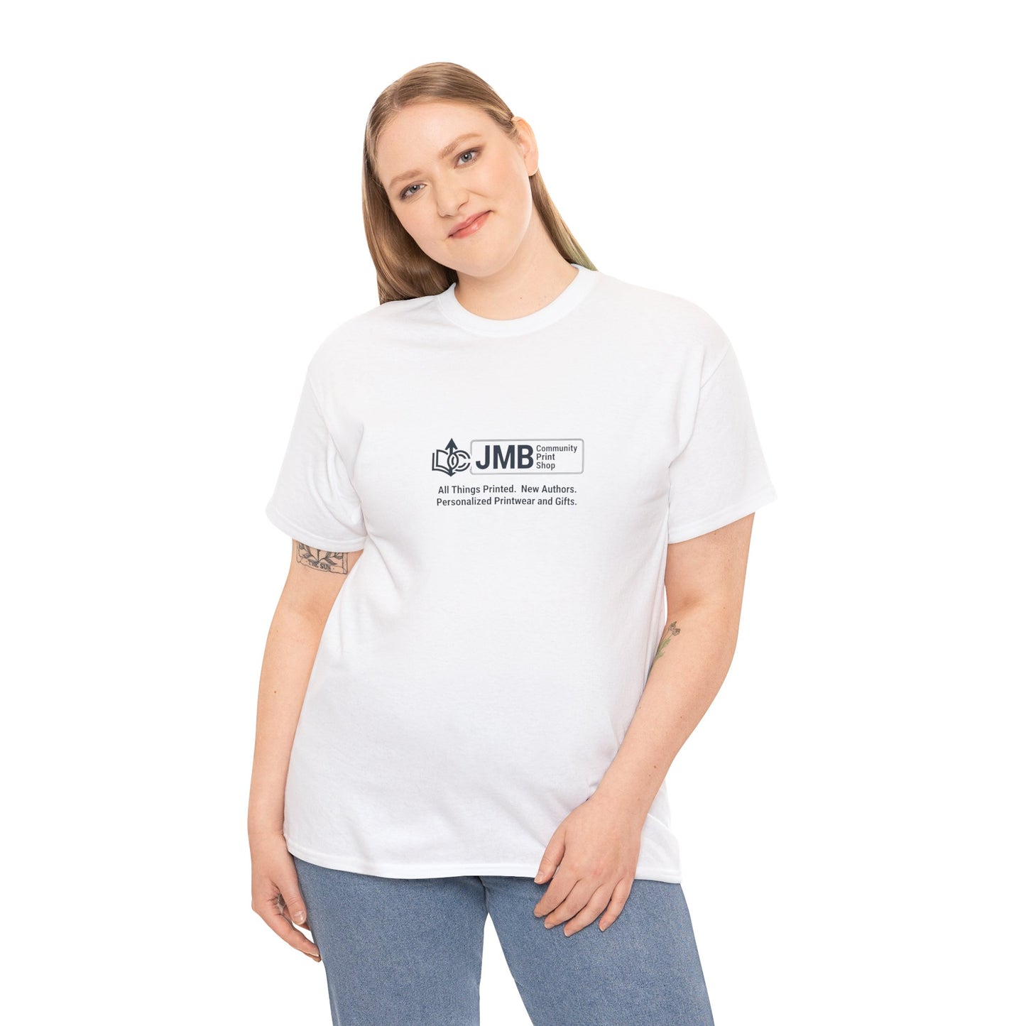 T-Shirt — Minimalist JMB Logo Tee (Small Chest Print)