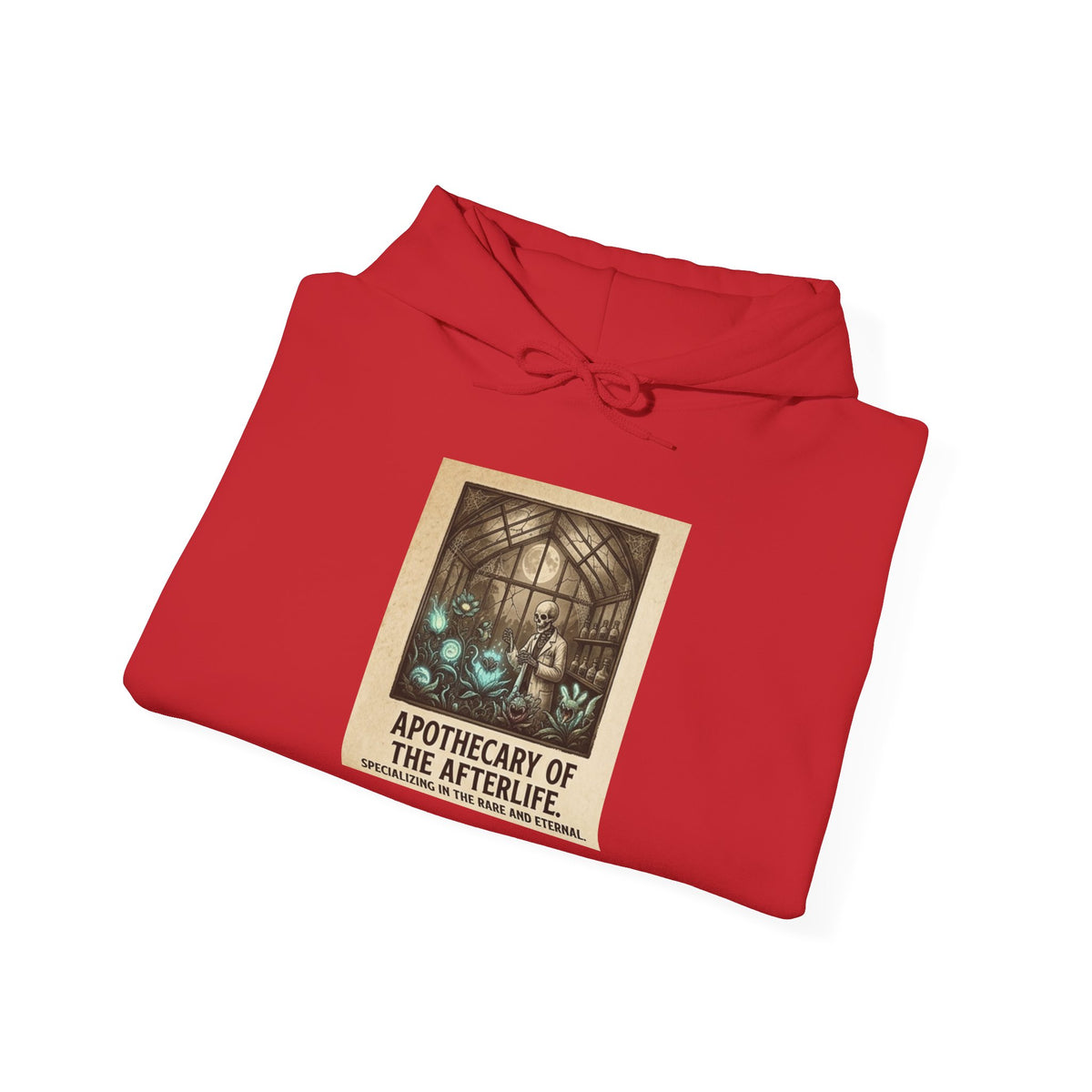 Apothecary of the Afterlife Hoodie – Gothic Vintage Potion Shop Sweatshirt