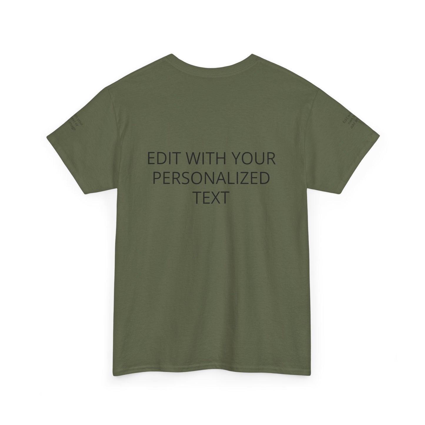 Fully Customizable Multi-Photo T-Shirt – Personalized Text & Image 5-Zone Tee