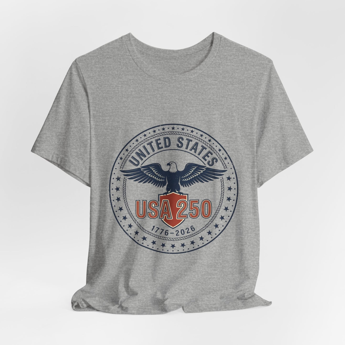 USA 250 Eagle Seal T-Shirt | 1776-2026 4th of July Patriotic Anniversary
