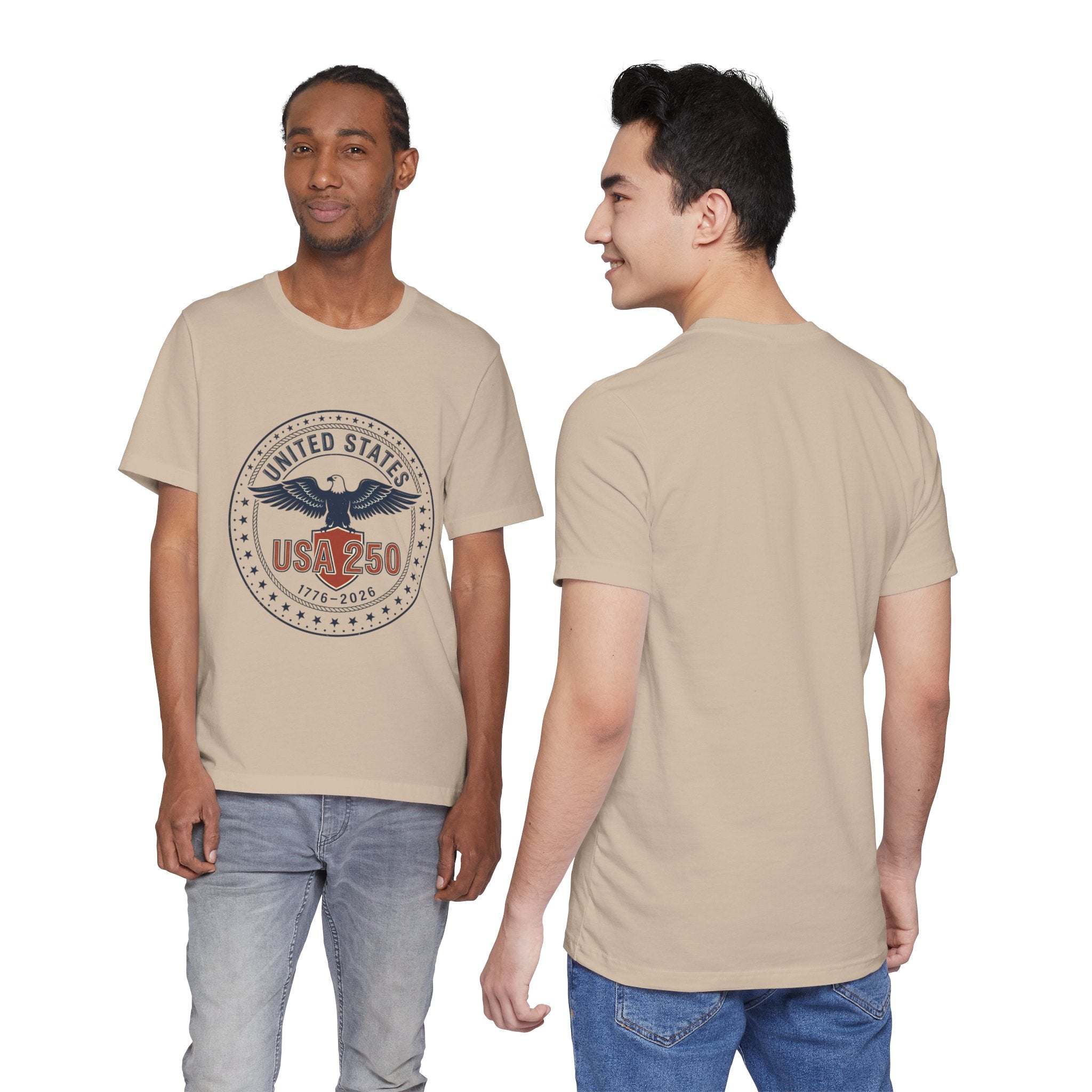 USA 250th Birthday Eagle Seal T-Shirt | 1776-2026 4th of July Patriotic Birthday