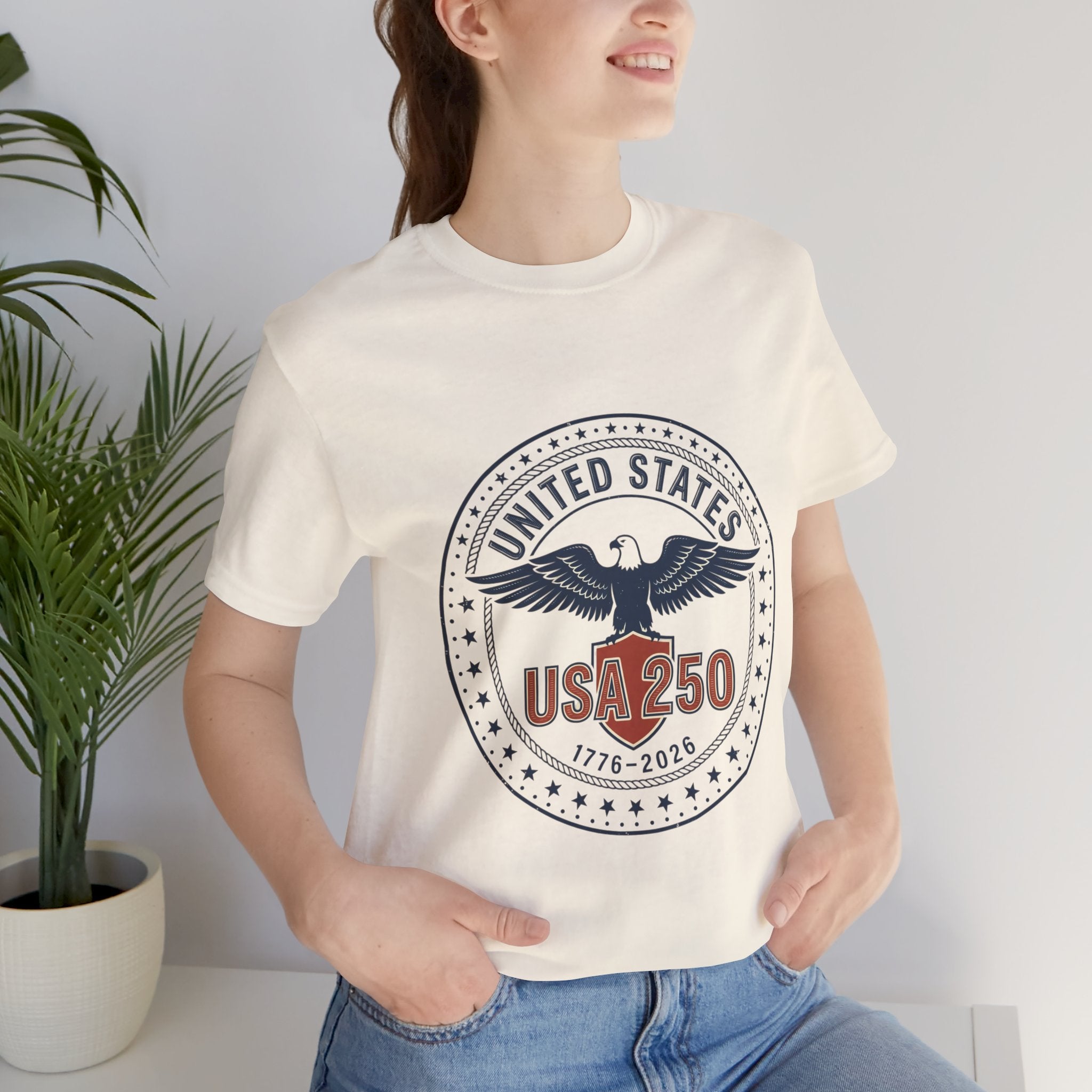 USA 250th Birthday Eagle Seal T-Shirt | 1776-2026 4th of July Patriotic Birthday
