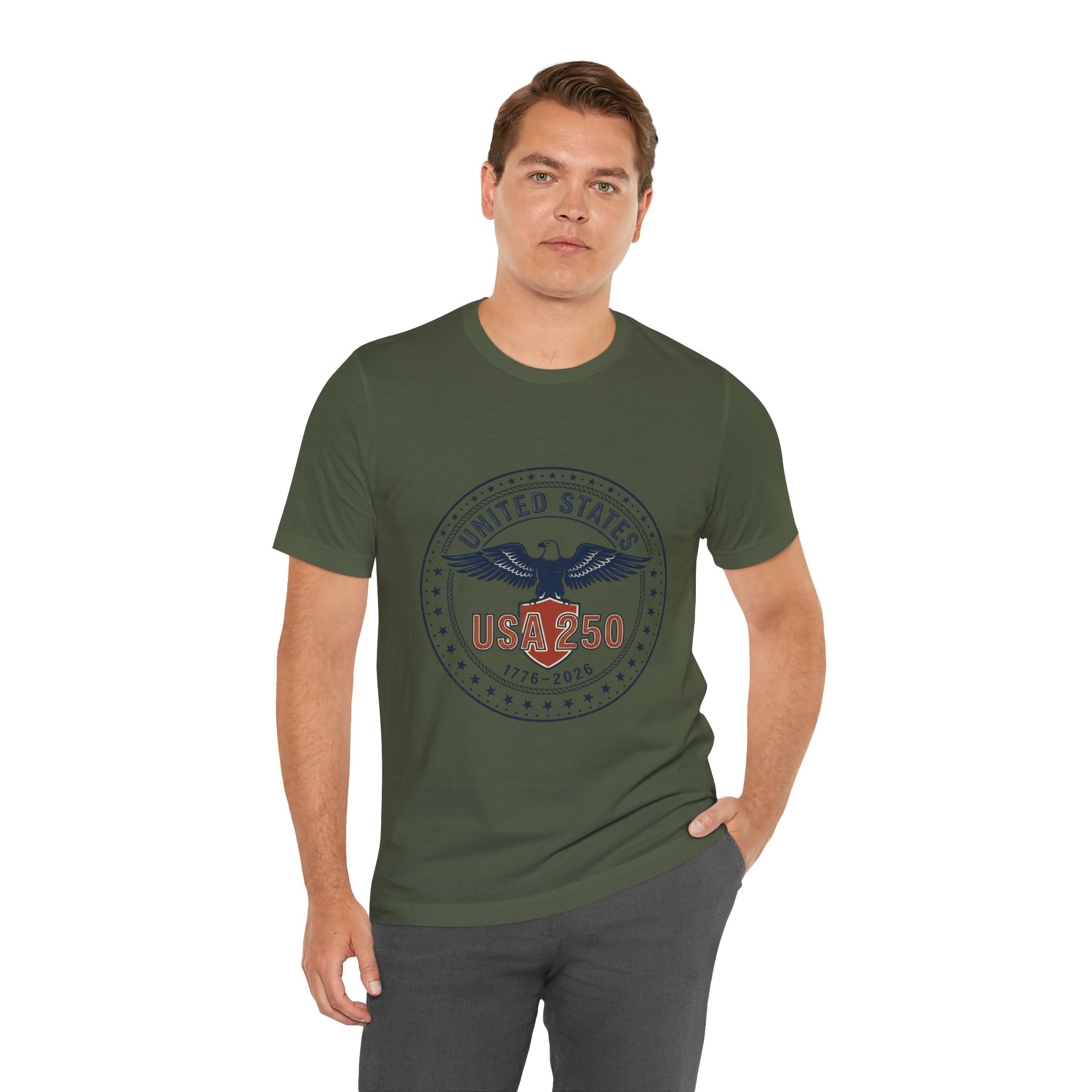 USA 250th Birthday Eagle Seal T-Shirt | 1776-2026 4th of July Patriotic Birthday