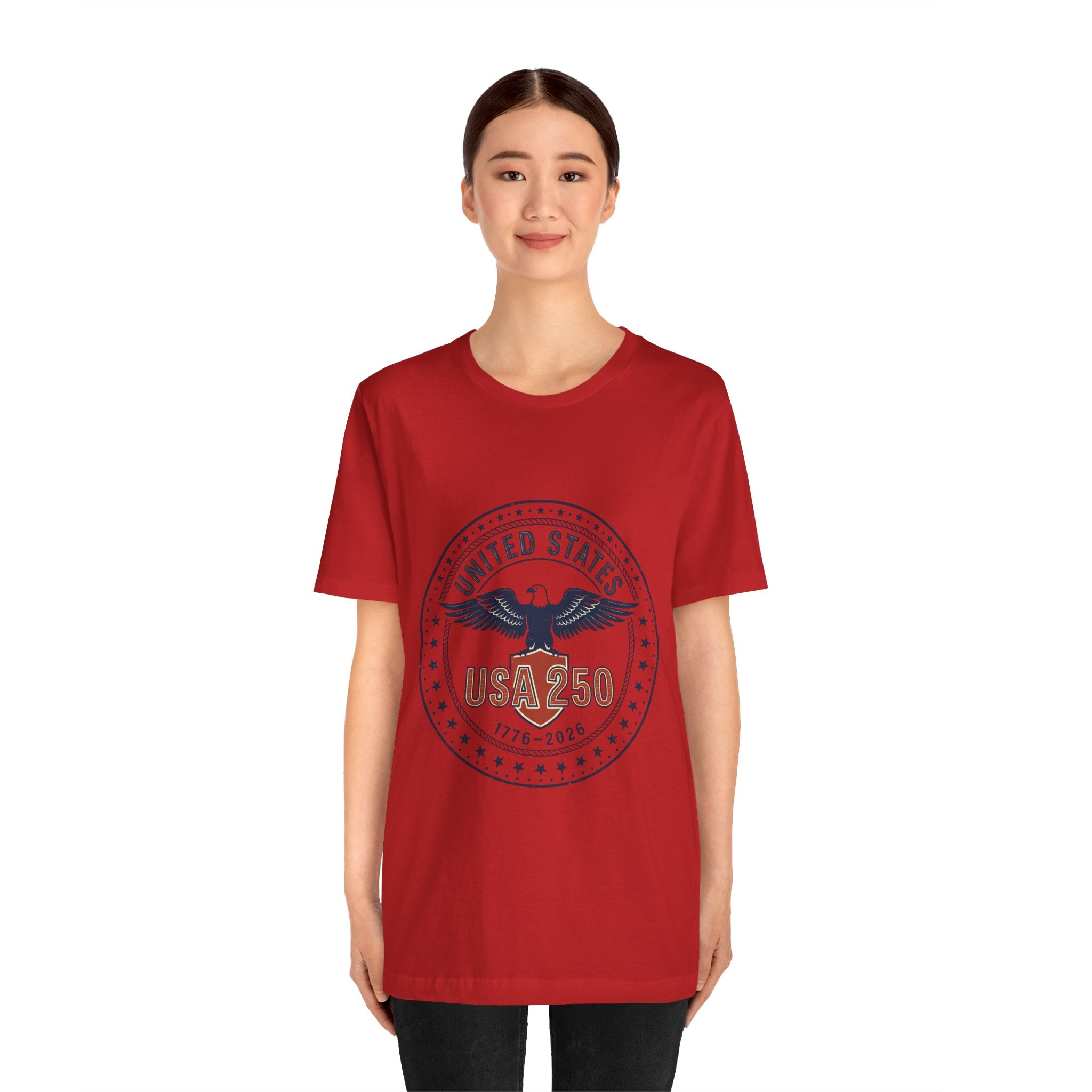 USA 250th Birthday Eagle Seal T-Shirt | 1776-2026 4th of July Patriotic Birthday