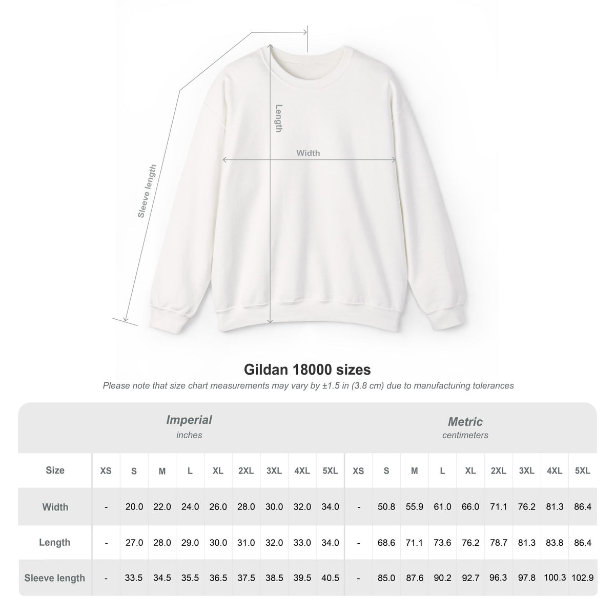JMB Community Print Shop Embroidered Crewneck Sweatshirt — Logo Chest Design