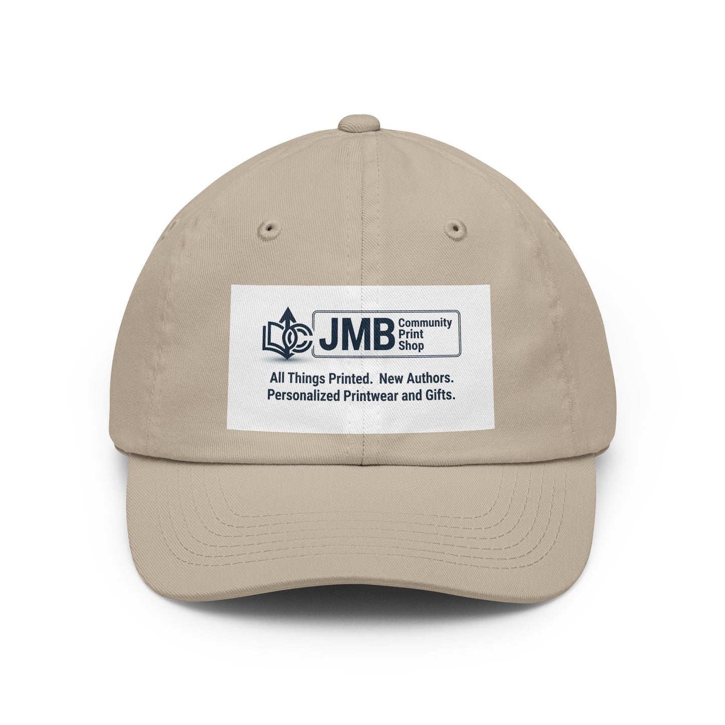 JMB Community Print Shop Logo Dad Hat — Embroidered Classic Baseball Cap