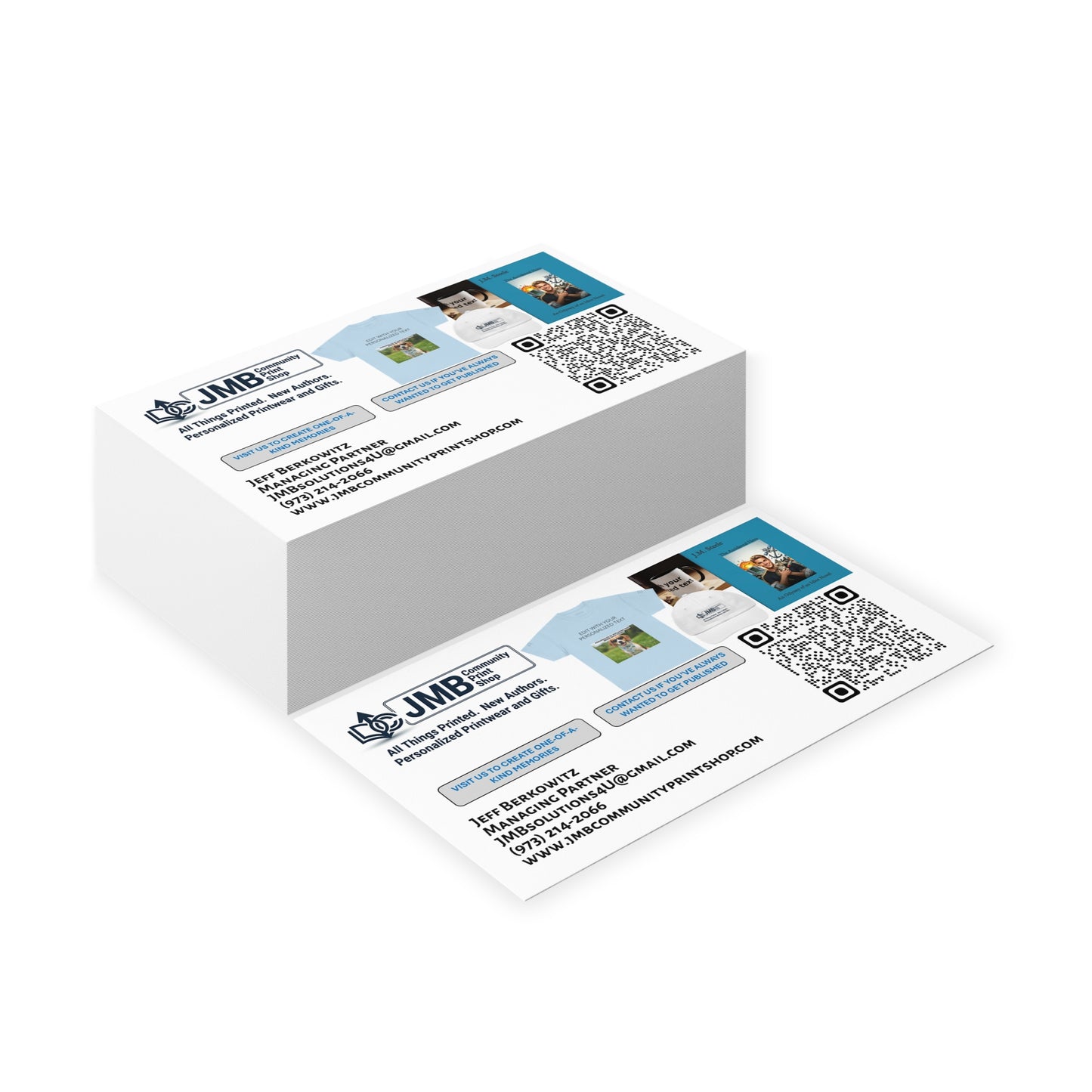 Custom QR Business Cards — Branded Print Cards for Businesses