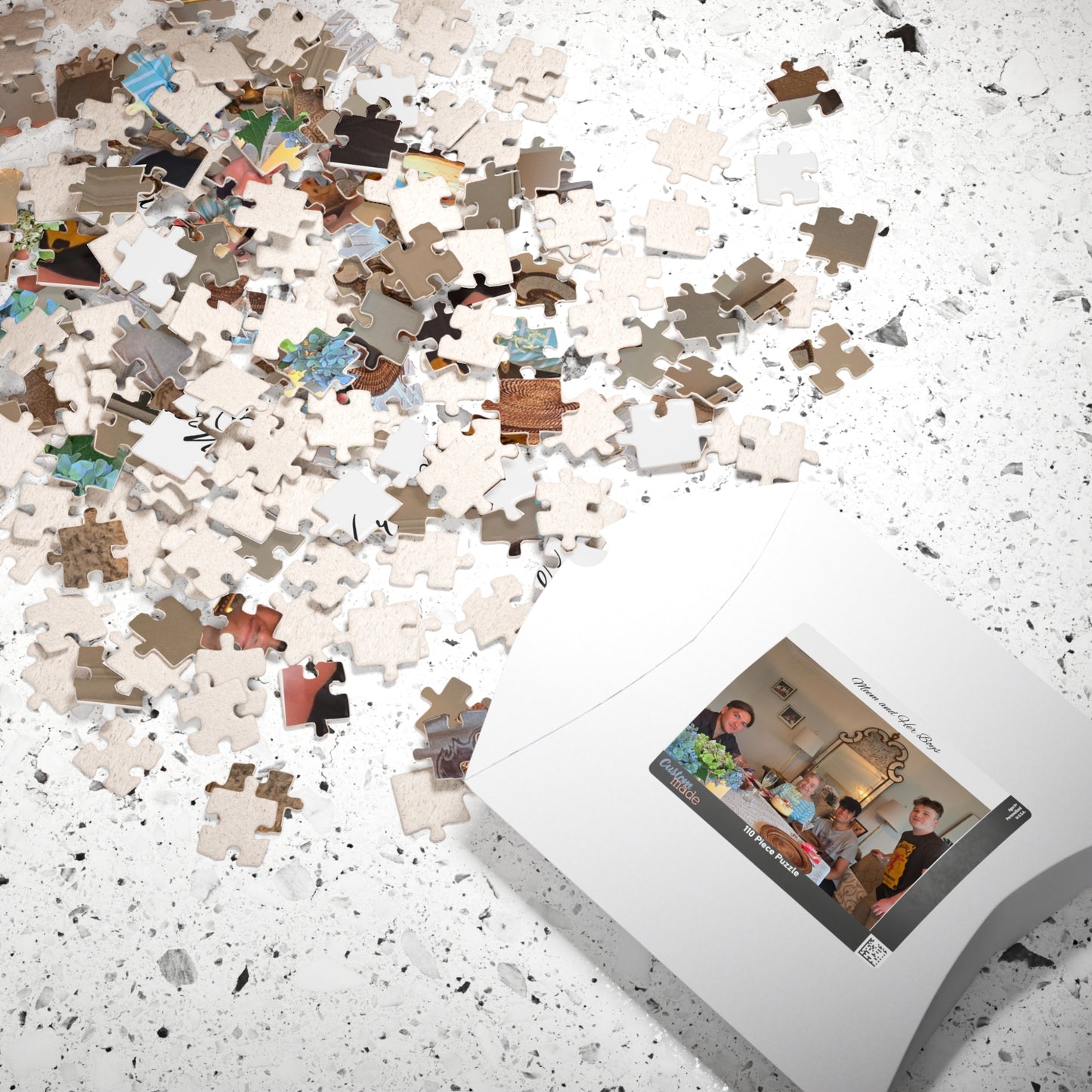 Custom Family Photo Puzzle – Personalized Photo Jigsaw (110 pcs)