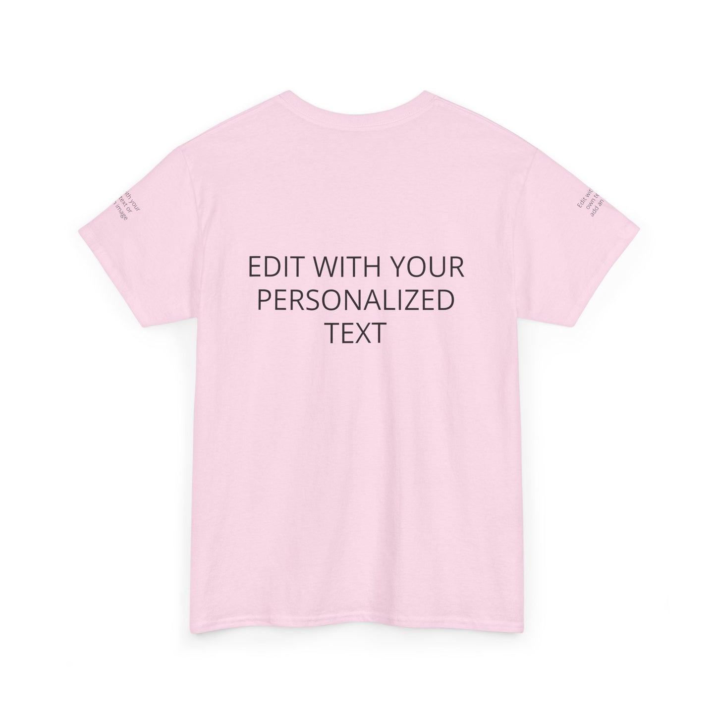 Fully Customizable Multi-Photo T-Shirt – Personalized Text & Image 5-Zone Tee