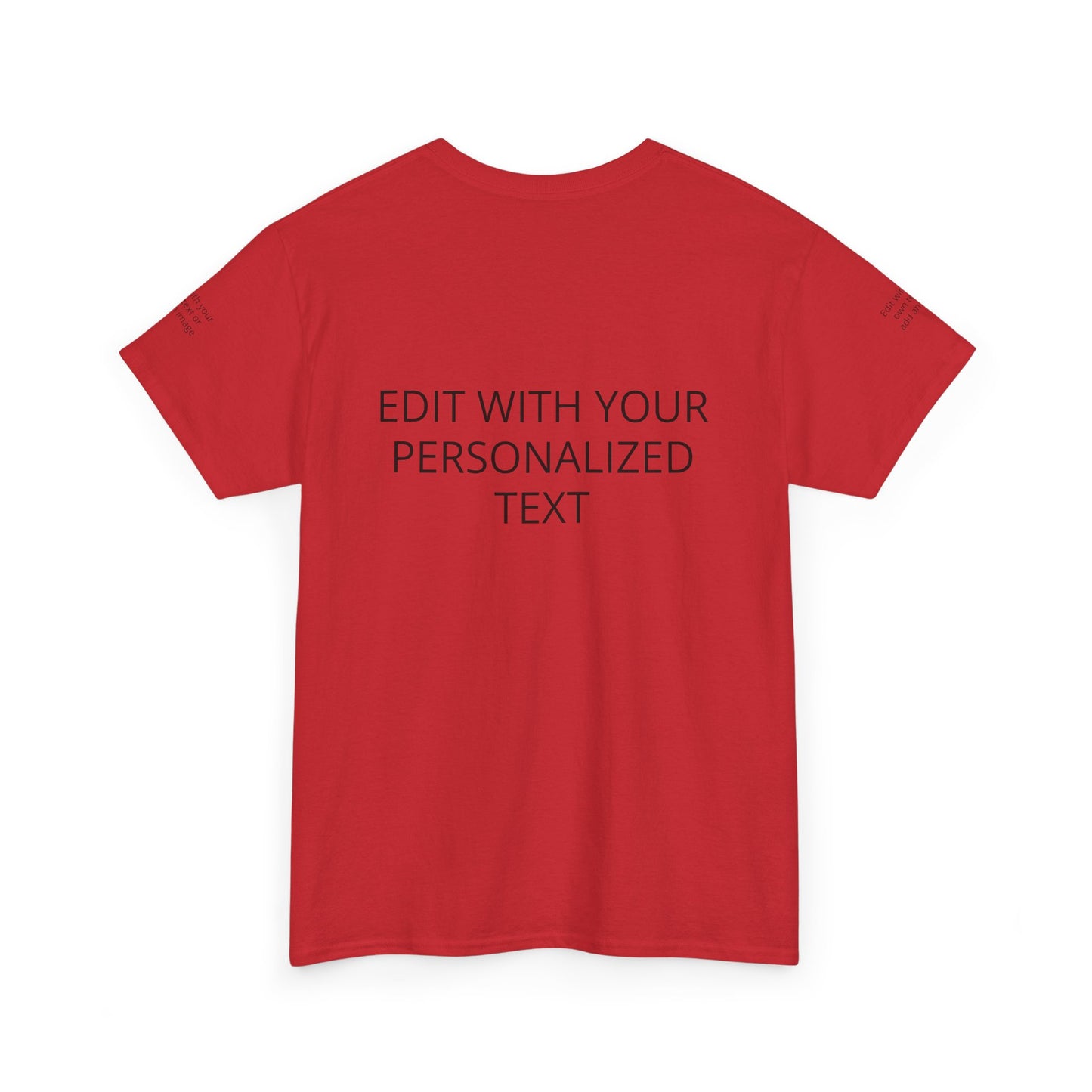Fully Customizable Multi-Photo T-Shirt – Personalized Text & Image 5-Zone Tee