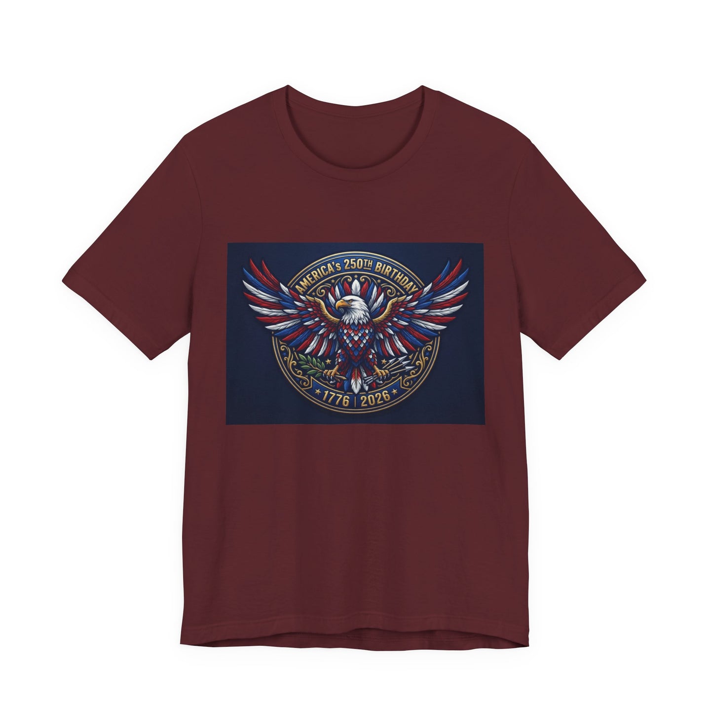 Patriotic Eagle 250th Anniversary T-Shirt — America 1776–2026 Commemorative Tee