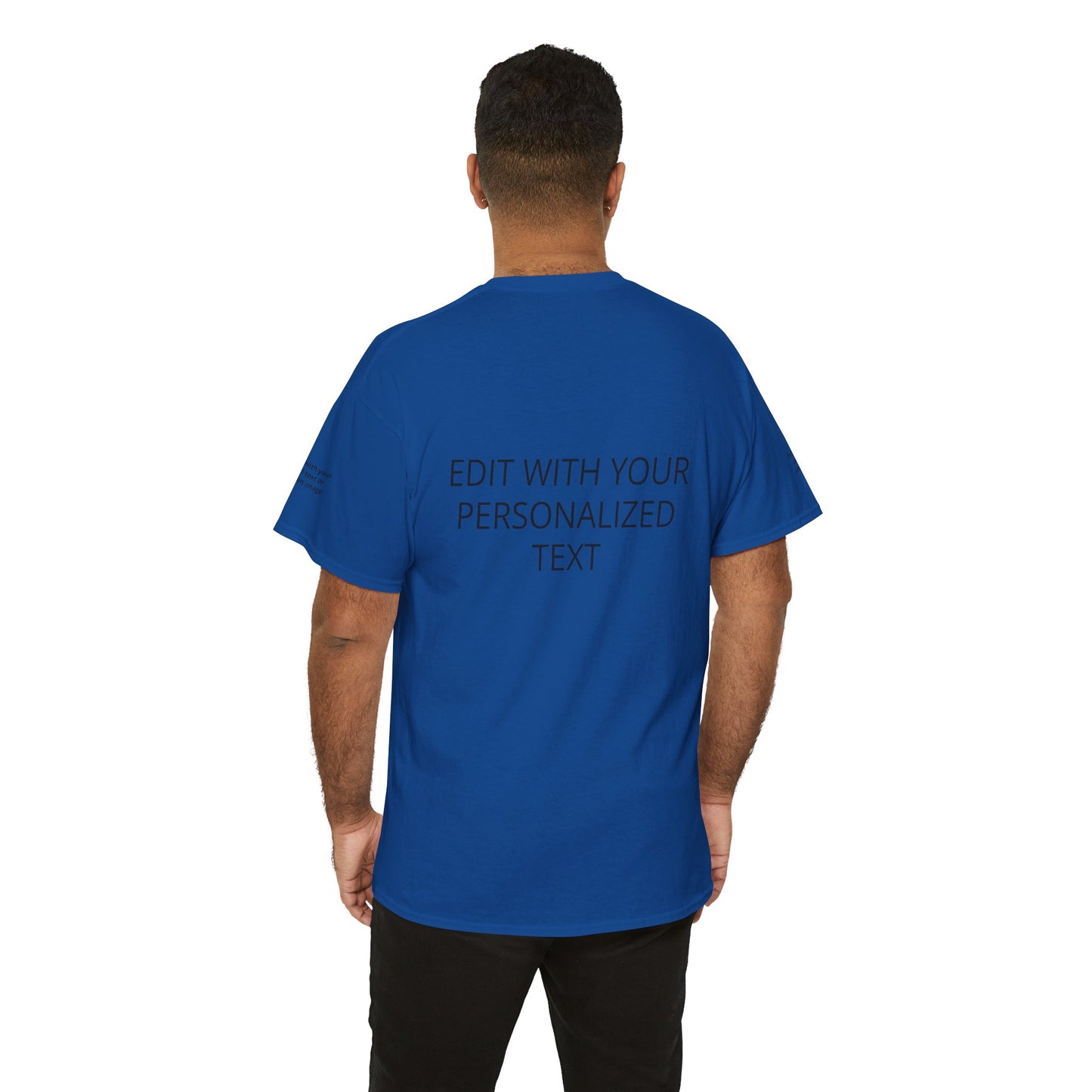 Fully Customizable Multi-Photo T-Shirt – Personalized Text & Image 5-Zone Tee