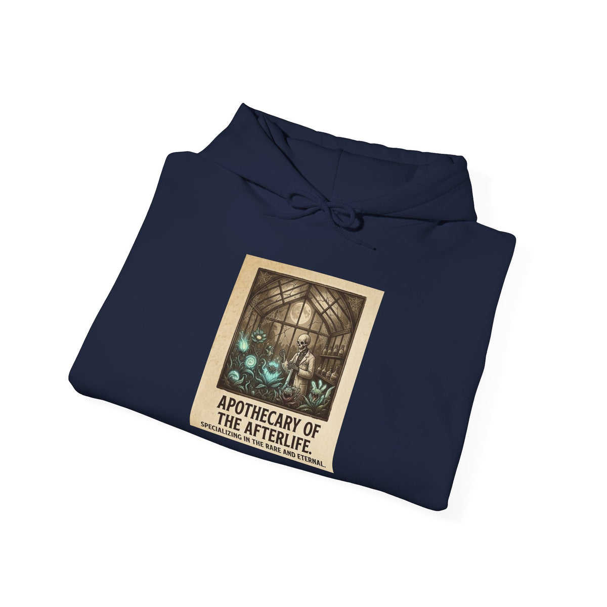 Apothecary of the Afterlife Hoodie – Gothic Vintage Potion Shop Sweatshirt