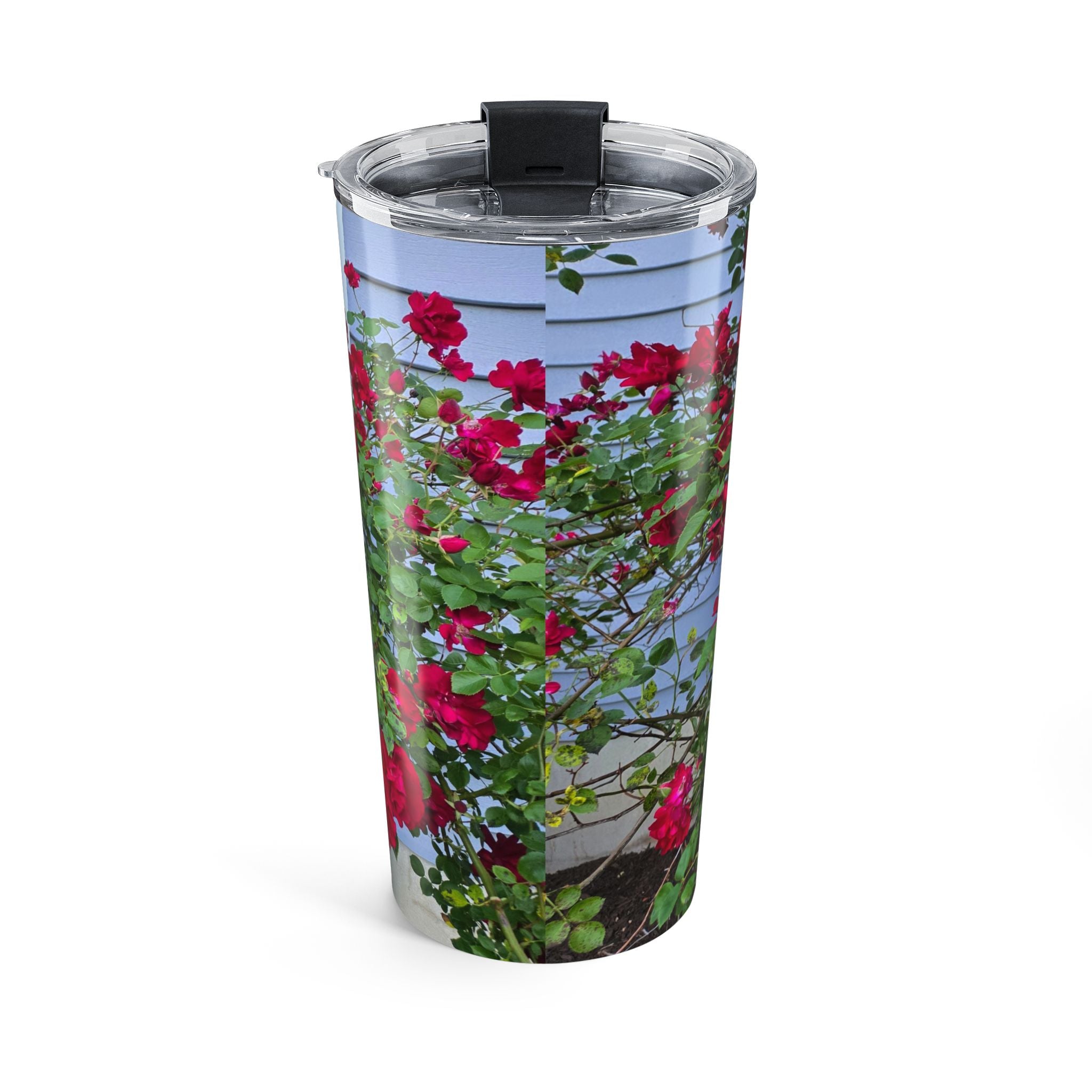 20oz Rose Garden Tumbler — Insulated Floral Travel Cup