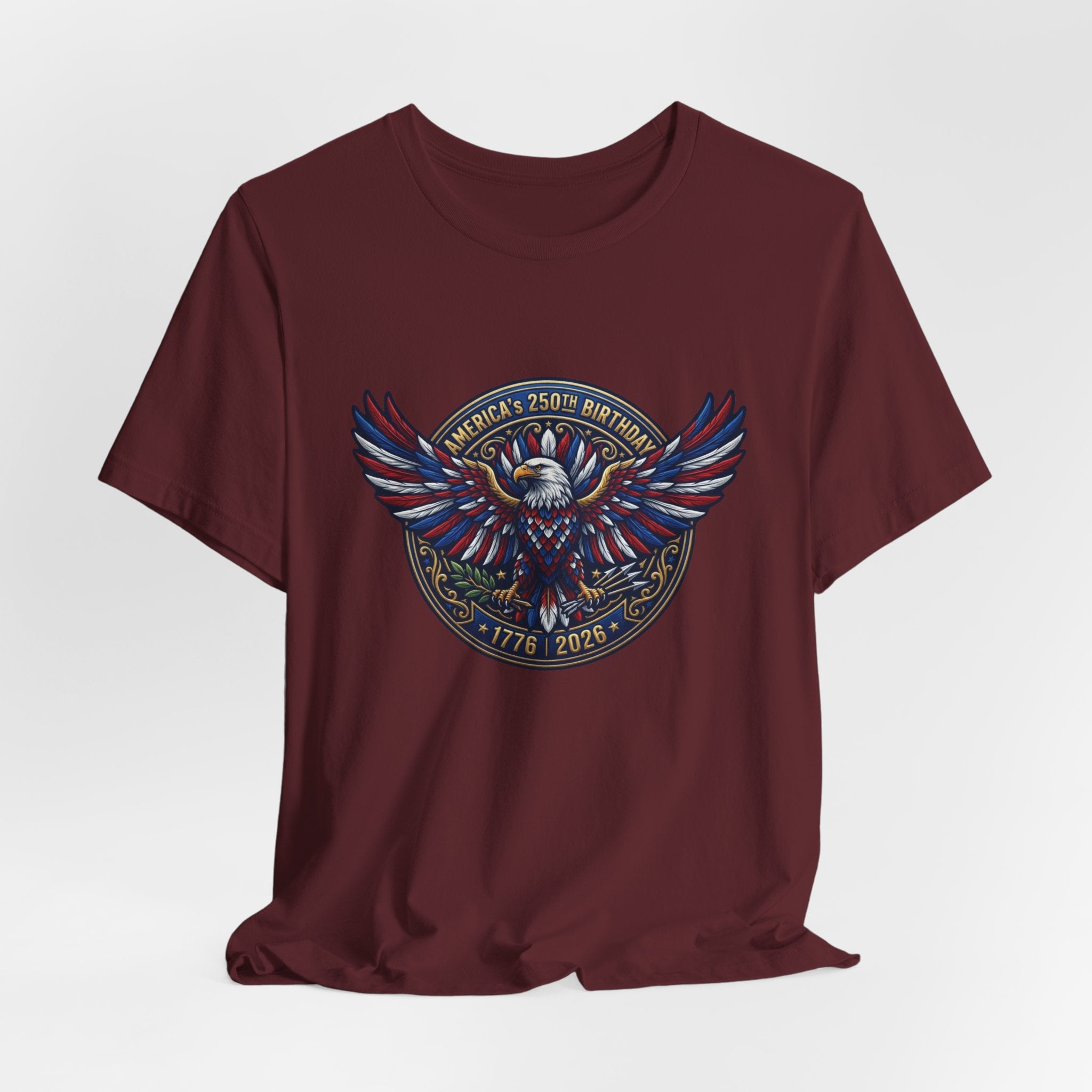 Patriotic Eagle America's 250th Birthday T-Shirt — 1776–2026 Commemorative Tee