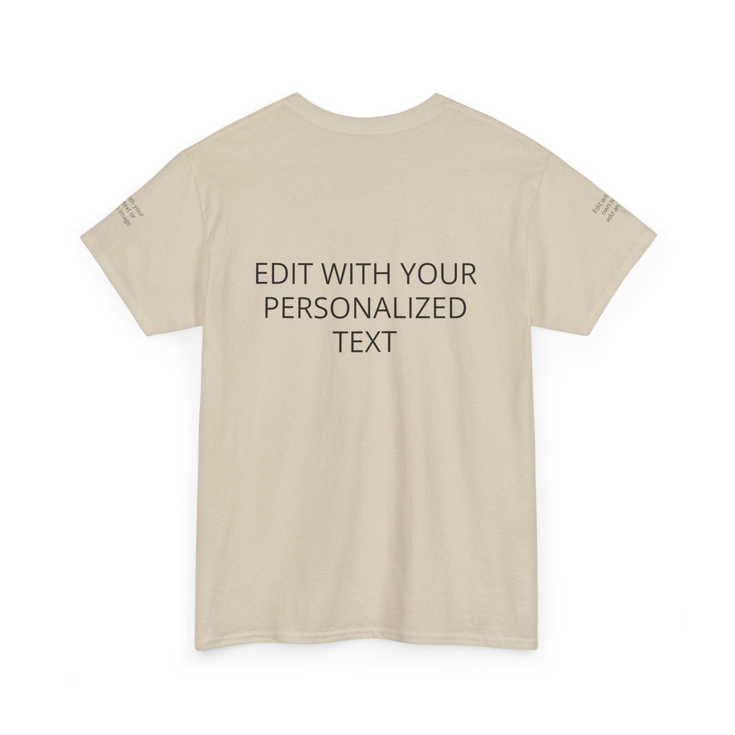 Fully Customizable Multi-Photo T-Shirt – Personalized Text & Image 5-Zone Tee