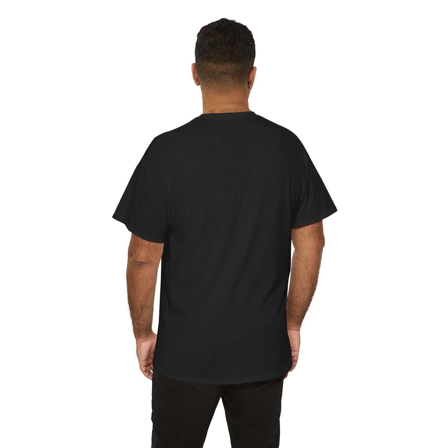 Fully Customizable Multi-Photo T-Shirt – Personalized Text & Image 2-Zone Tee