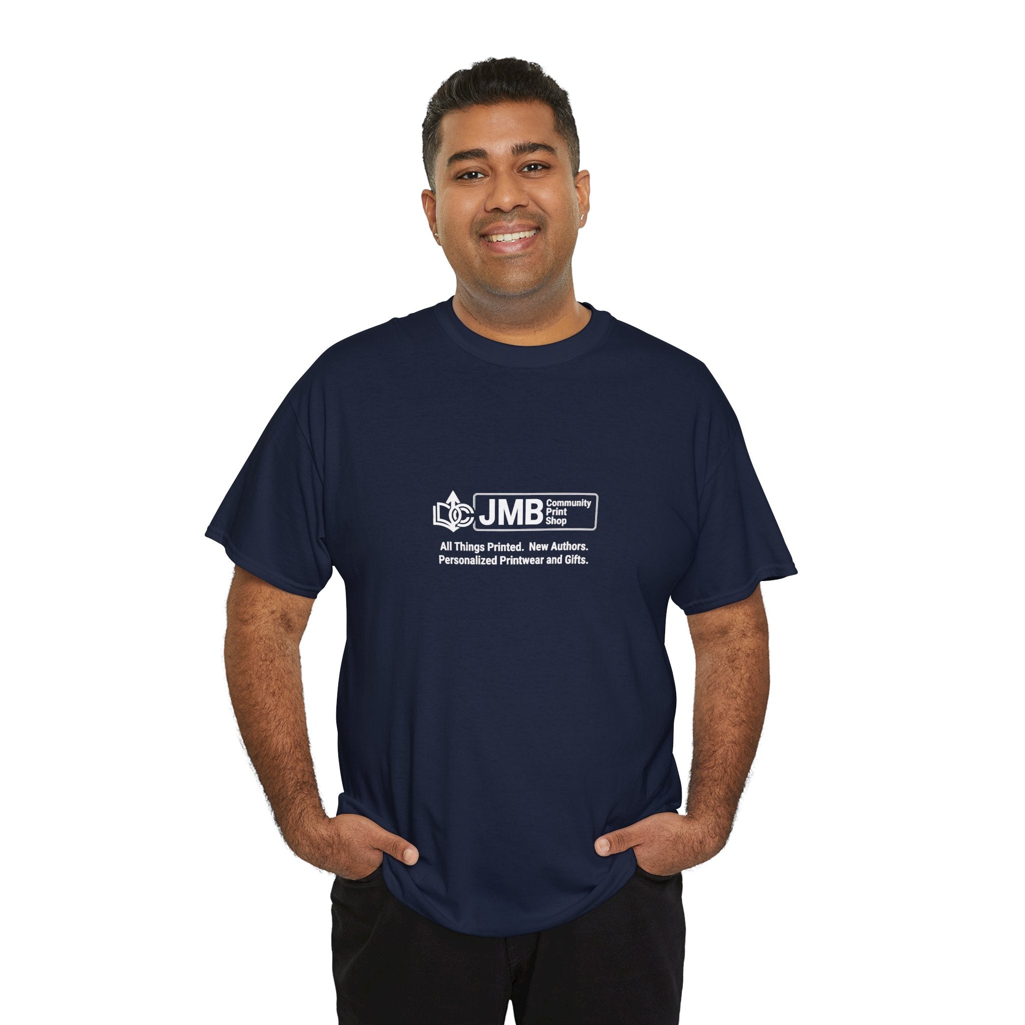 T-Shirt — Minimalist JMB Logo Tee (Small Chest Print)