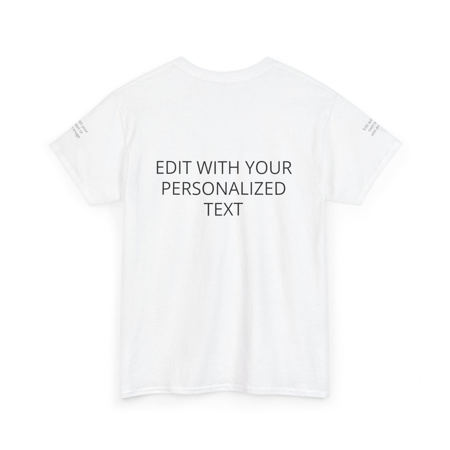 Fully Customizable Multi-Photo T-Shirt – Personalized Text & Image 5-Zone Tee