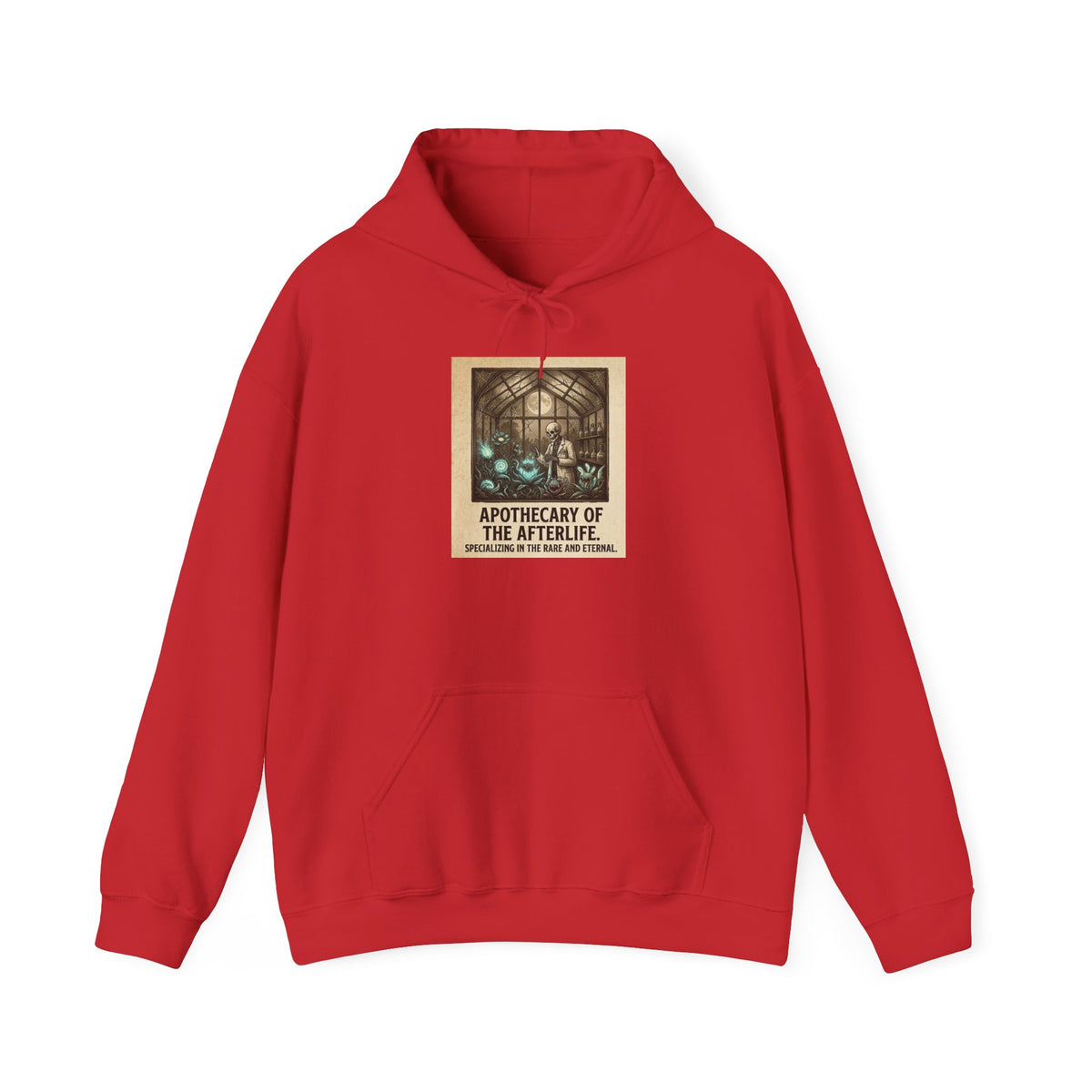 Apothecary of the Afterlife Hoodie – Gothic Vintage Potion Shop Sweatshirt