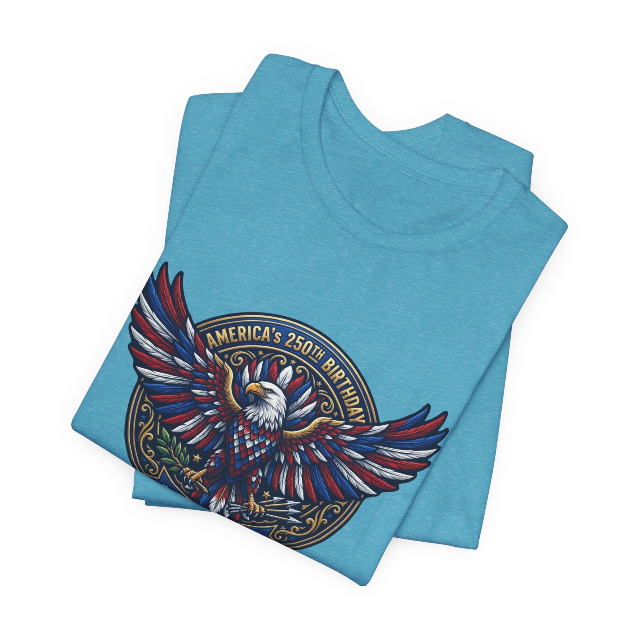 Patriotic Eagle America's 250th Birthday T-Shirt — 1776–2026 Commemorative Tee